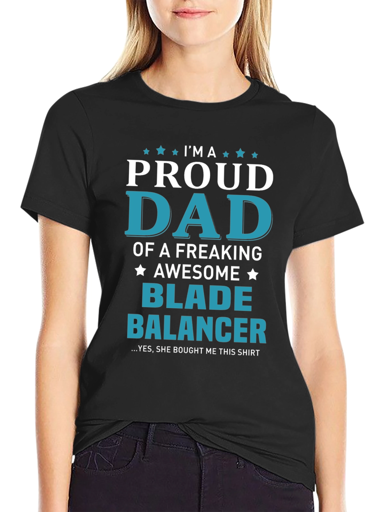 Proud Dad Blade Balancer Graphic T-Shirt