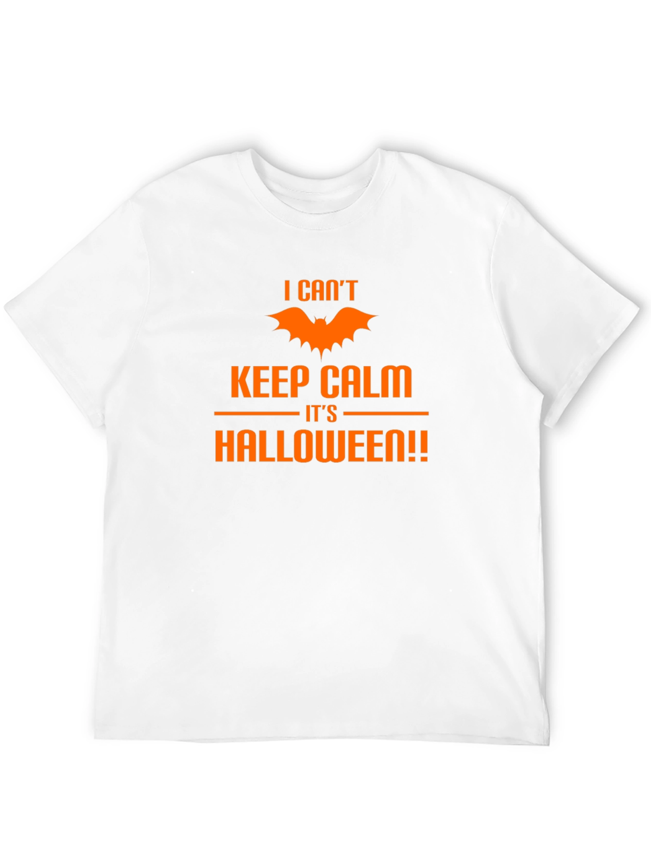 Halloween T-Shirt - Keep Calm Bat Graphic Tee