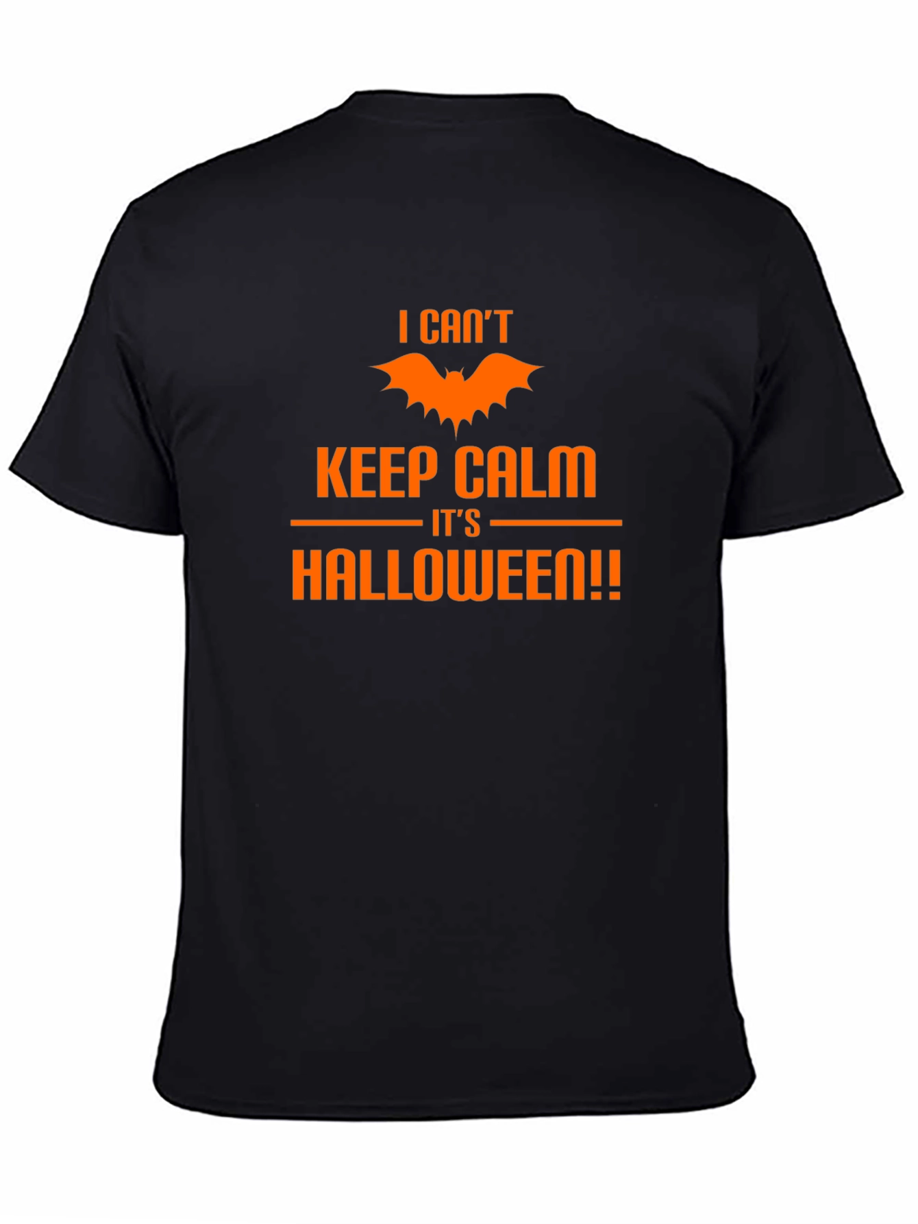 Halloween T-Shirt - Keep Calm Bat Graphic Tee