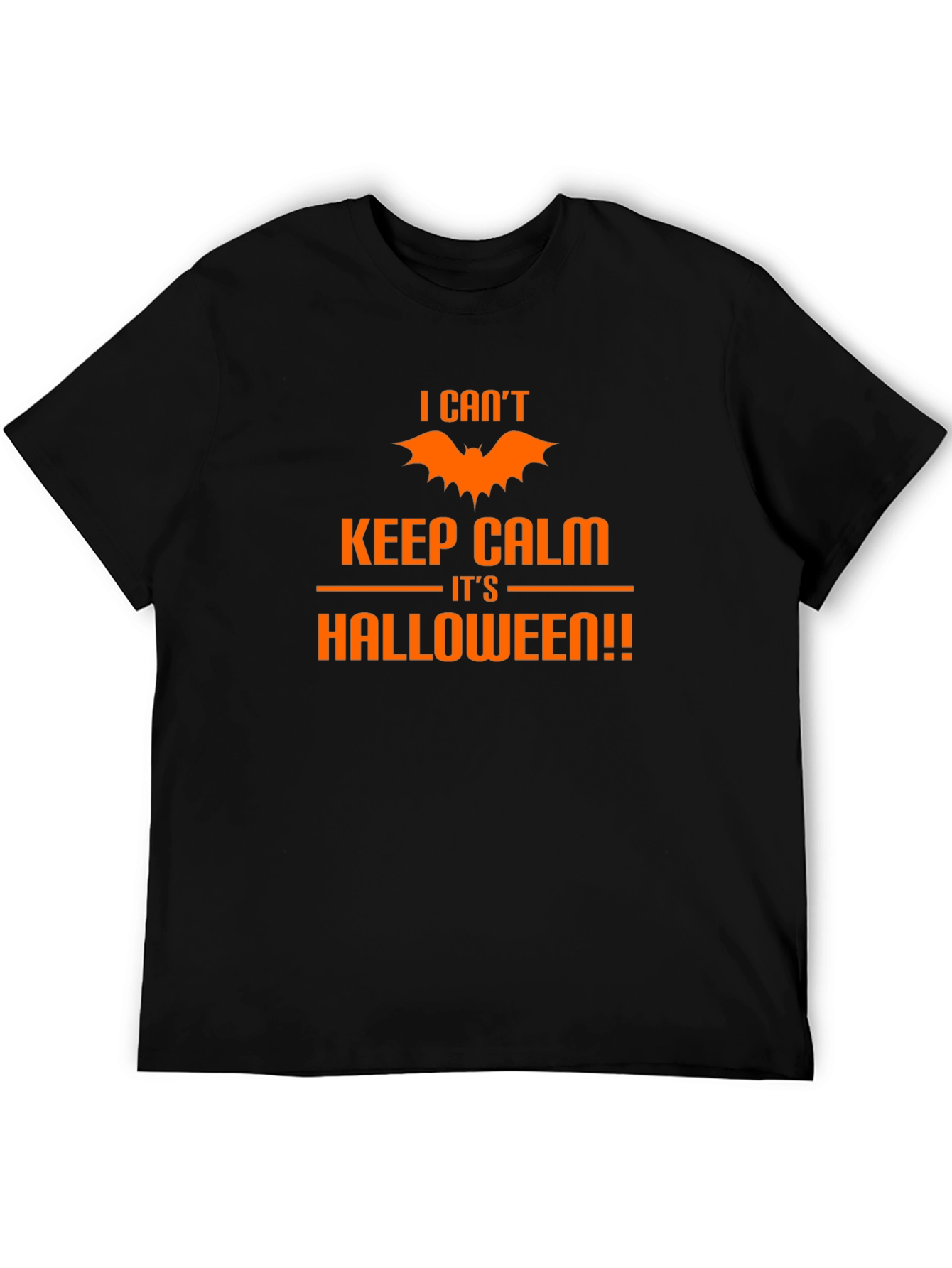 Halloween T-Shirt - Keep Calm Bat Graphic Tee