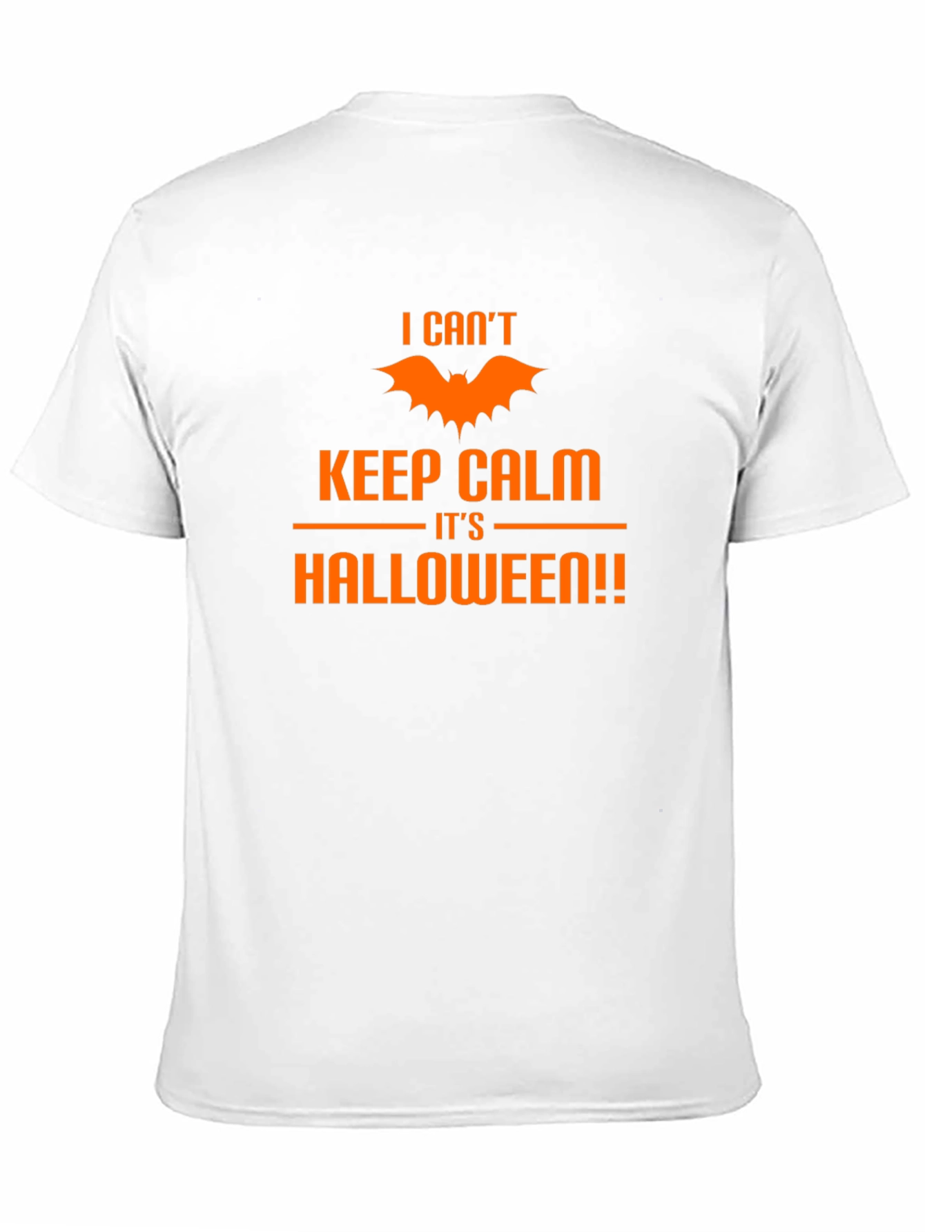 Halloween T-Shirt - Keep Calm Bat Graphic Tee