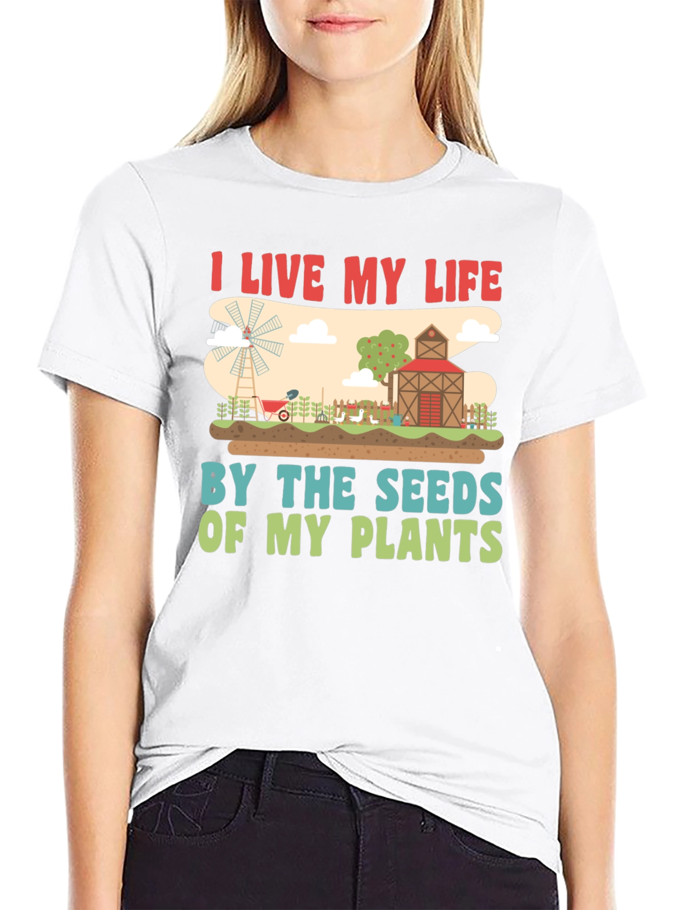 Farmers Life T-Shirt: Live By The Seeds