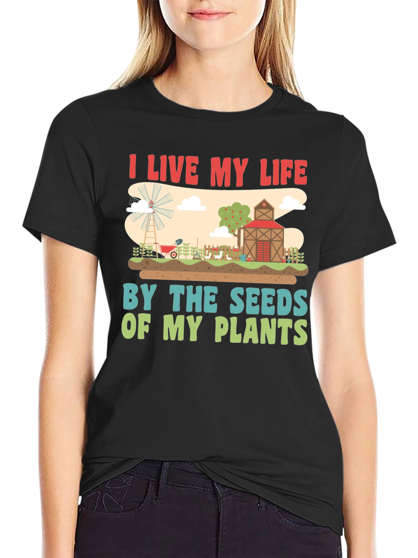 Farmers Life T-Shirt: Live By The Seeds