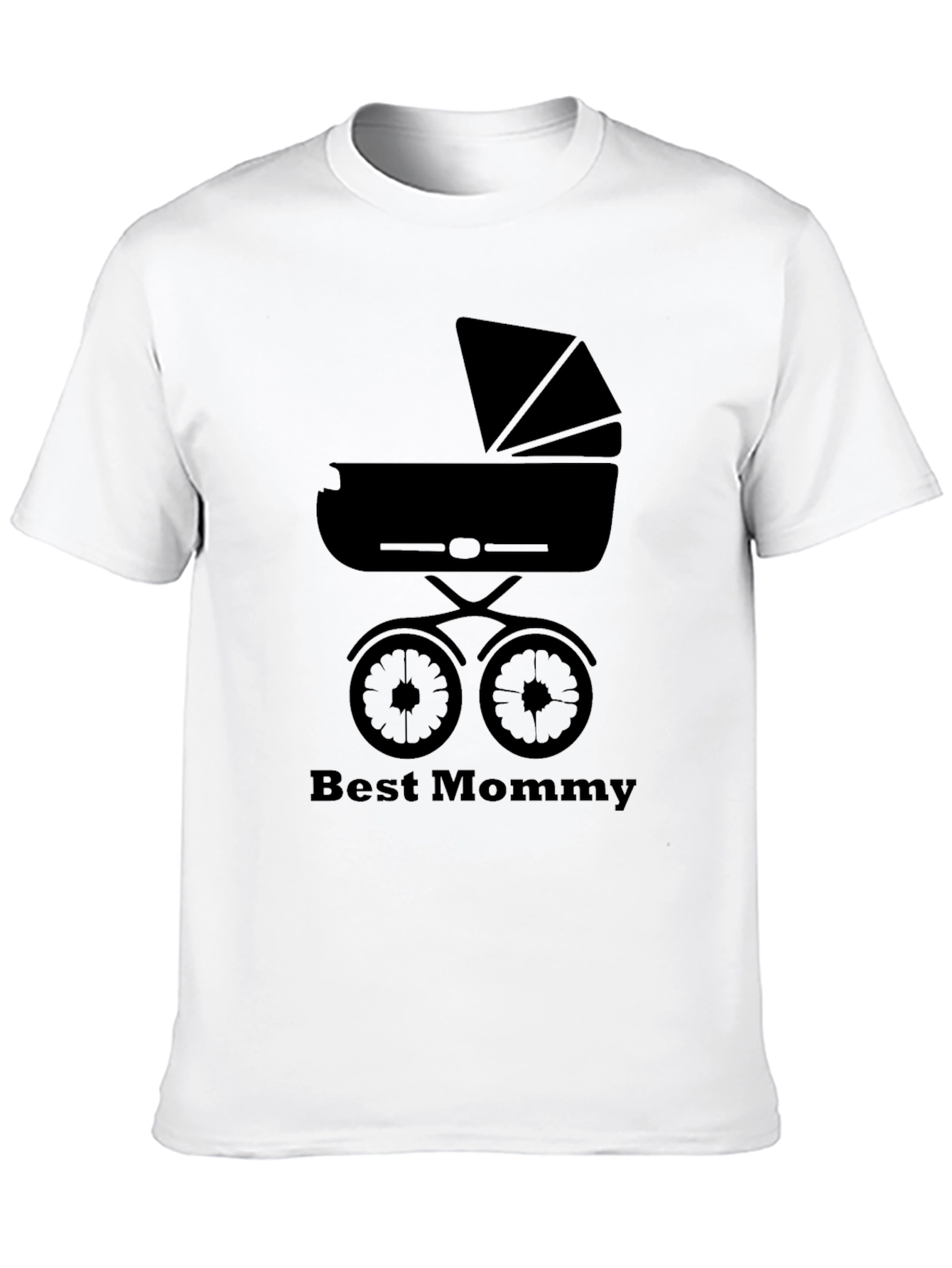 Best Mommy T-Shirt - Baby Stroller Design