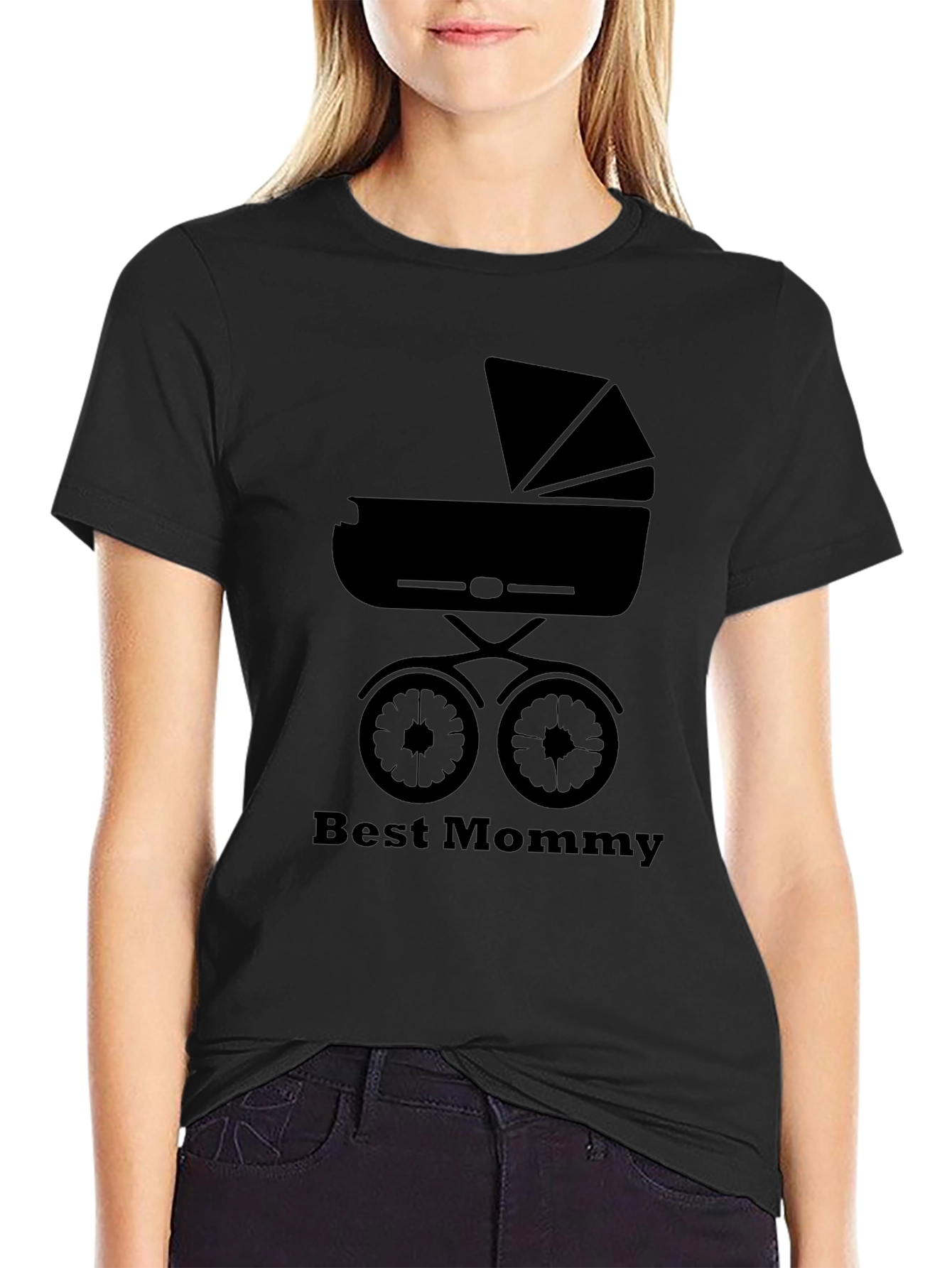 Best Mommy T-Shirt - Baby Stroller Design