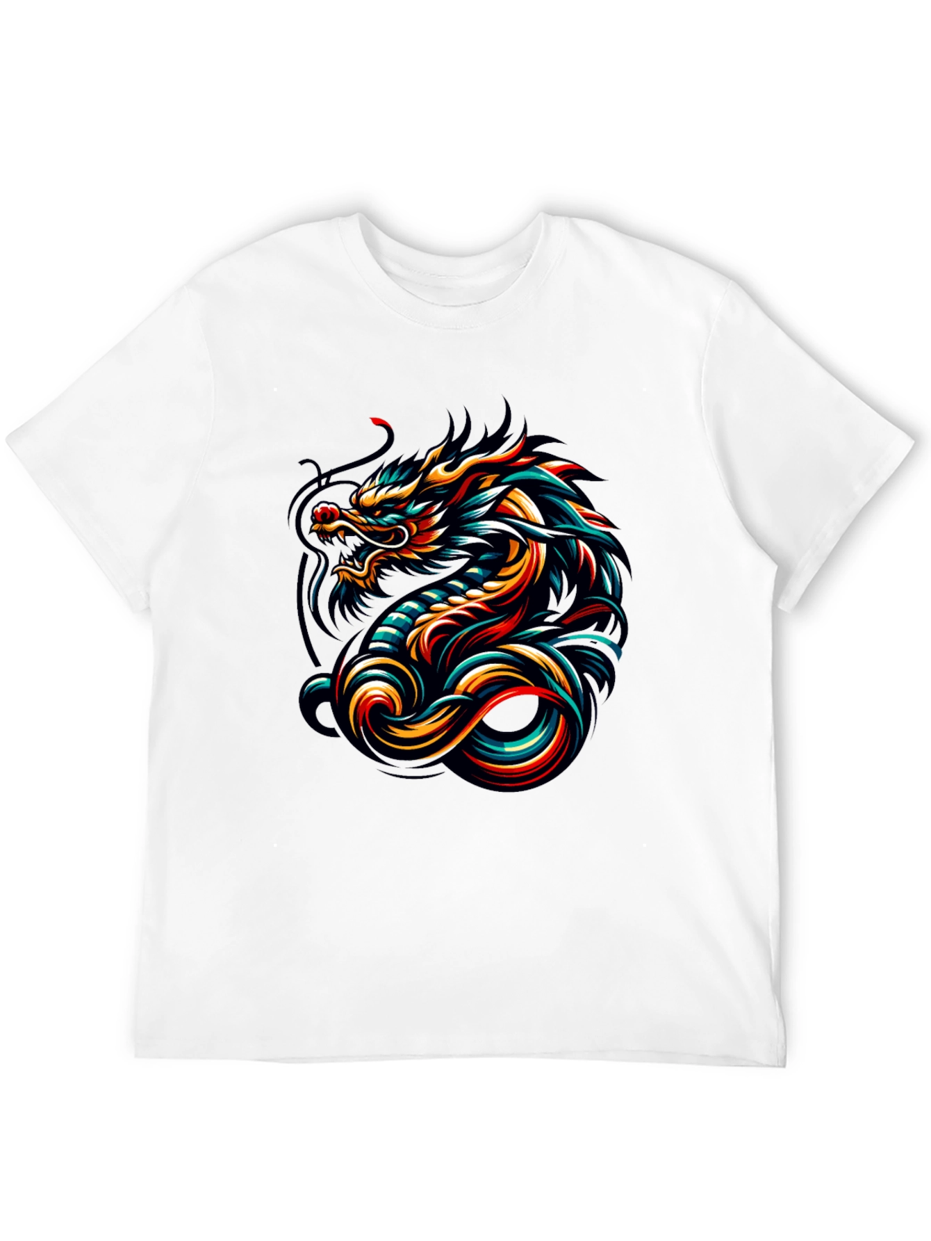 Dragon Graphic Tee - Mens Black T-Shirt