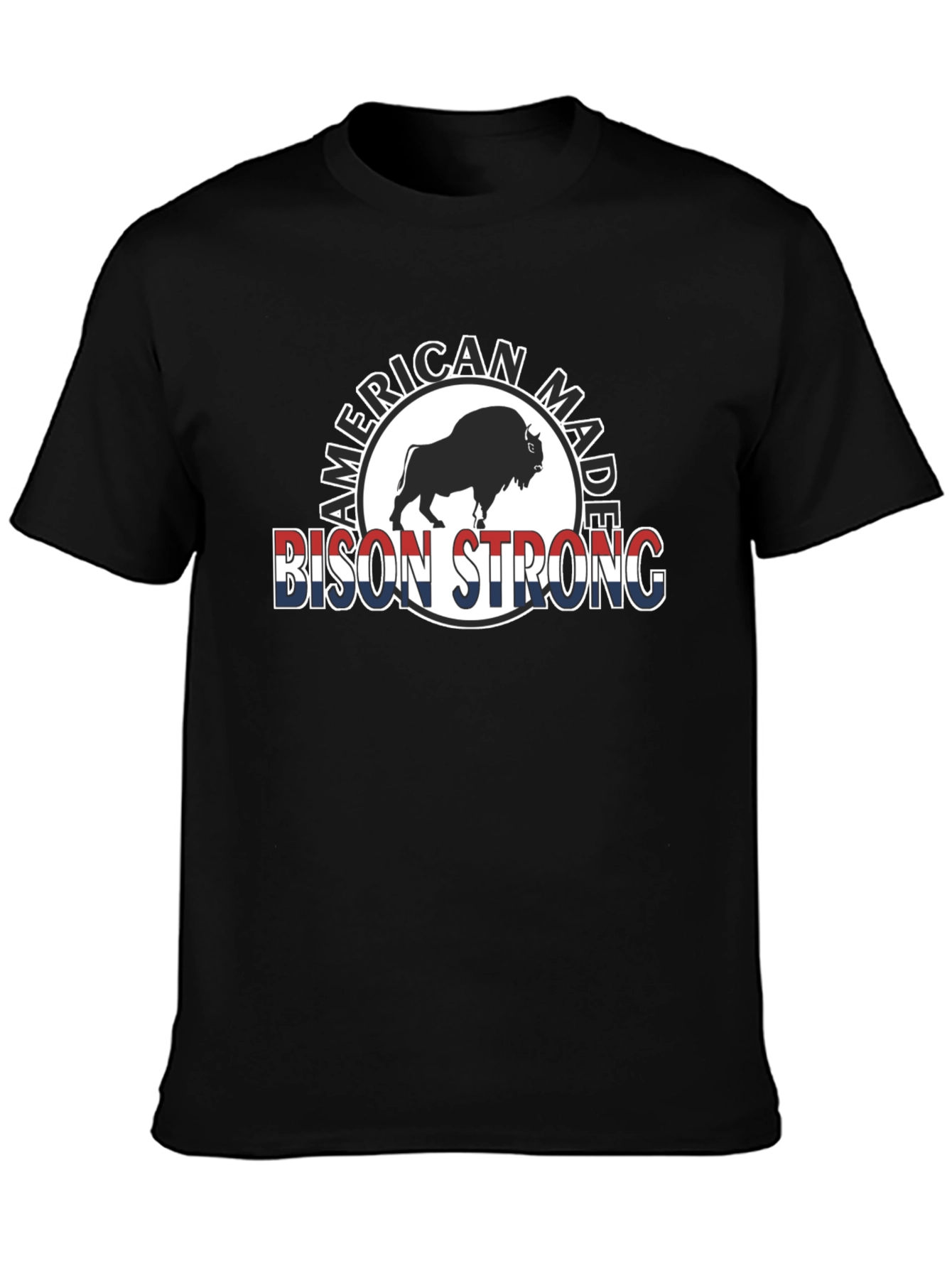 Bison Strong American Made Graphic Tee