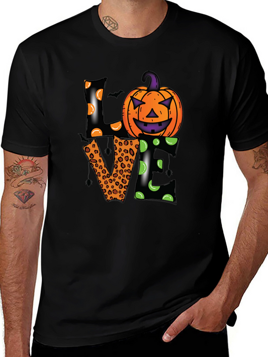 Halloween Love Pumpkin Graphic Tee