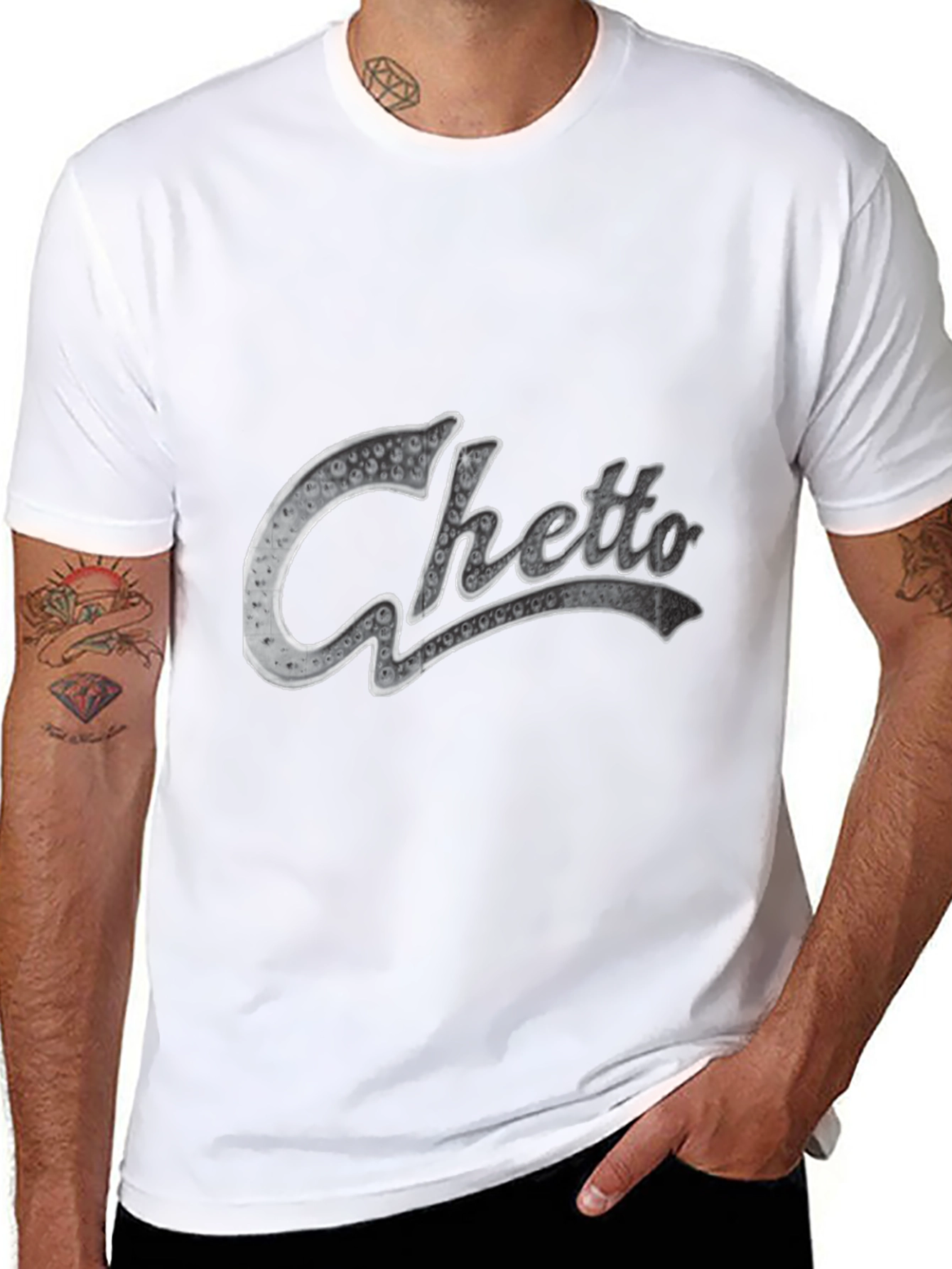 Ghetto Graphic Tee - Stylish Streetwear