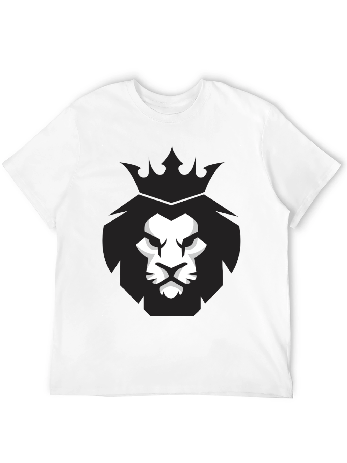 King Lion Graphic Black T-Shirt