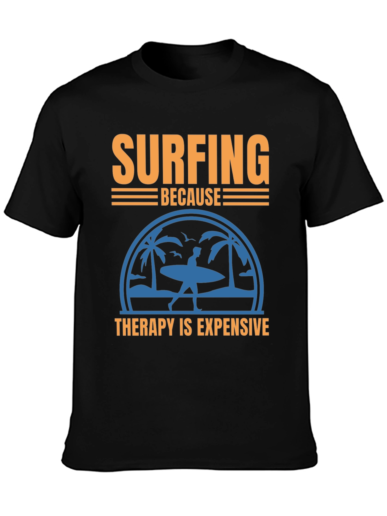 Surfing Therapy T-Shirt | Beach Lover Tee