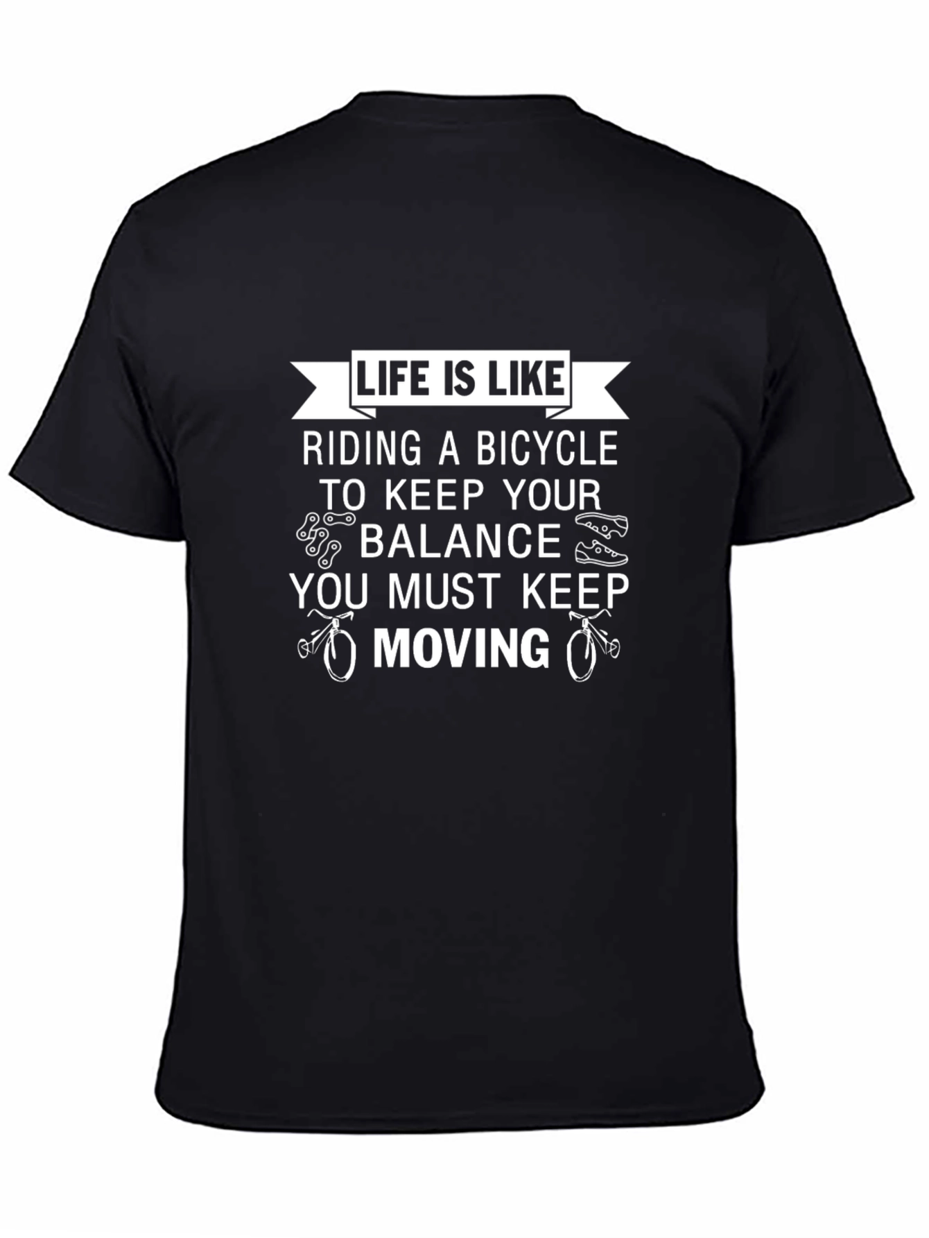 Life is Like Riding a Bicycle Graphic Tee