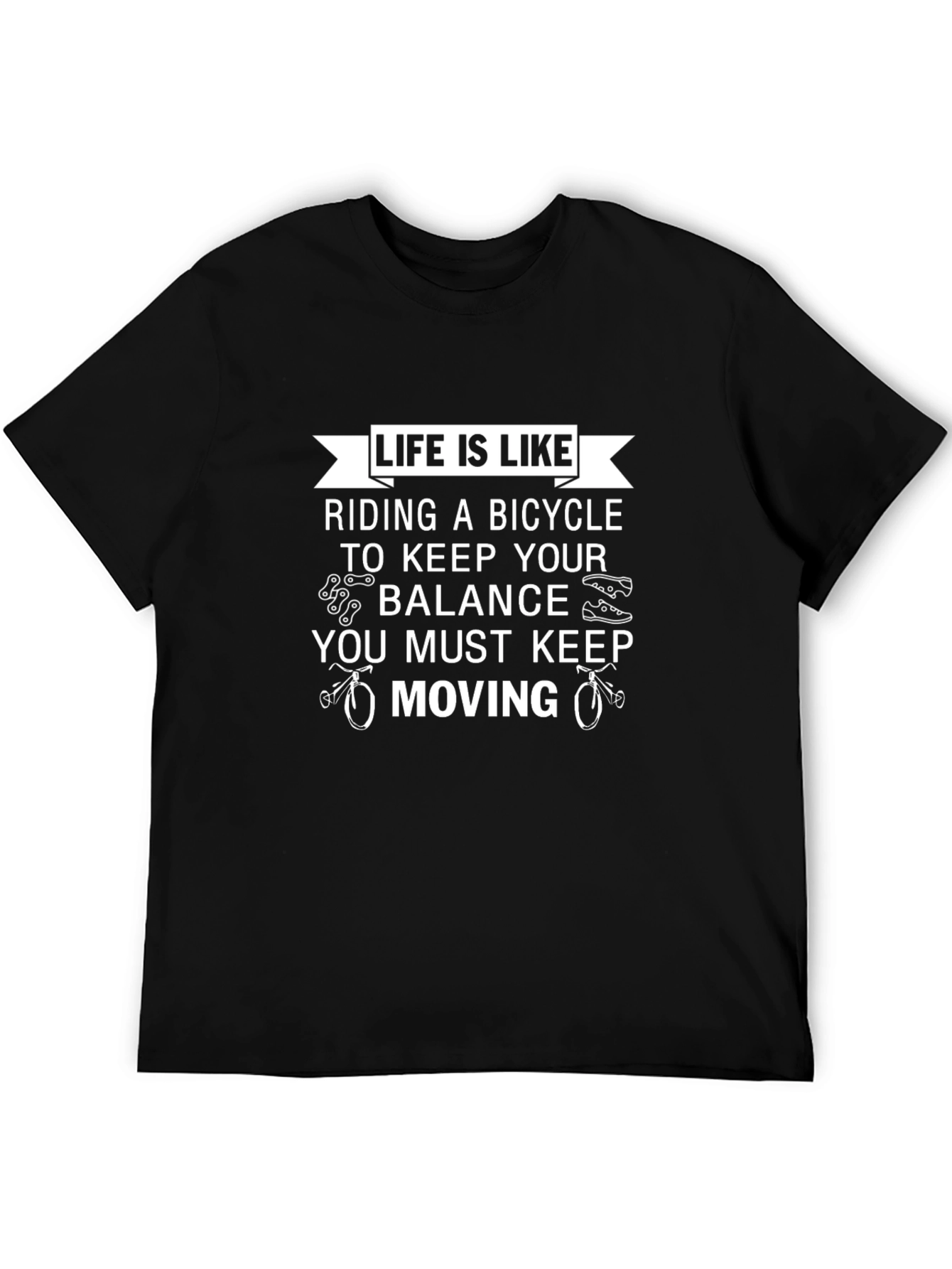 Life is Like Riding a Bicycle Graphic Tee