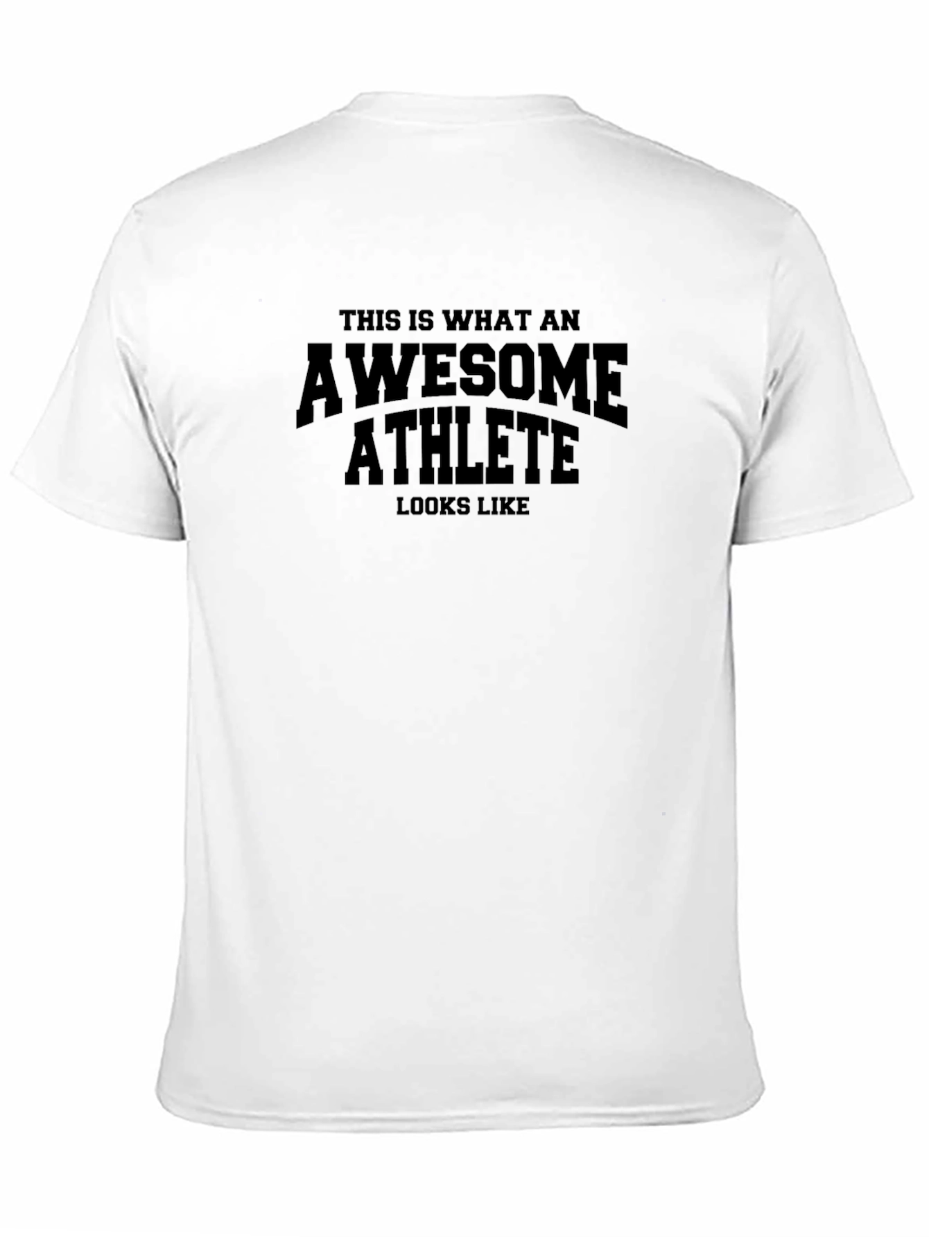 Awesome Athlete Black Graphic Tee