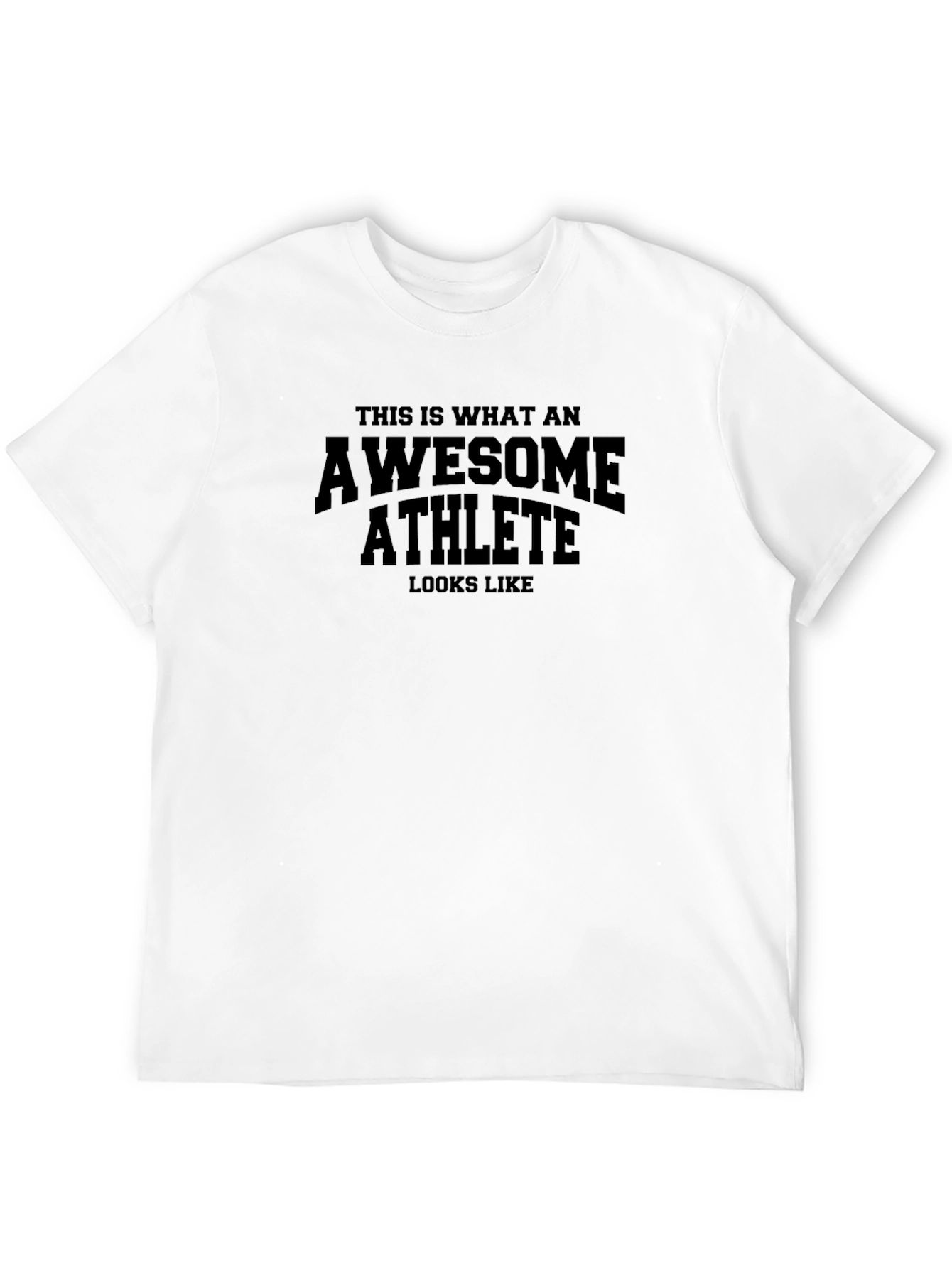 Awesome Athlete Black Graphic Tee