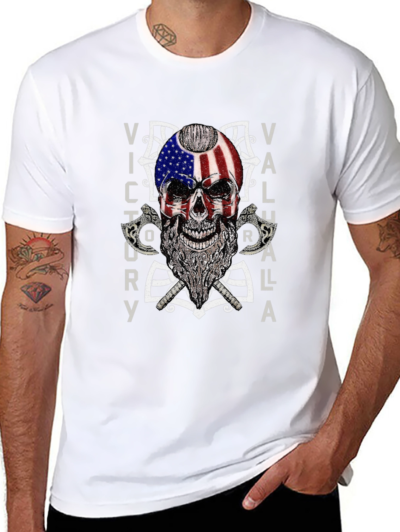Victory Valhalla Skull T-Shirt