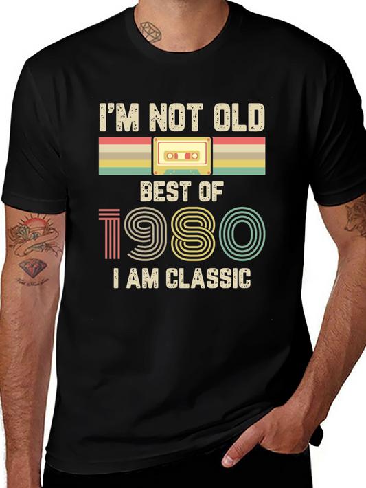 Retro Best of 1980 Graphic Tee