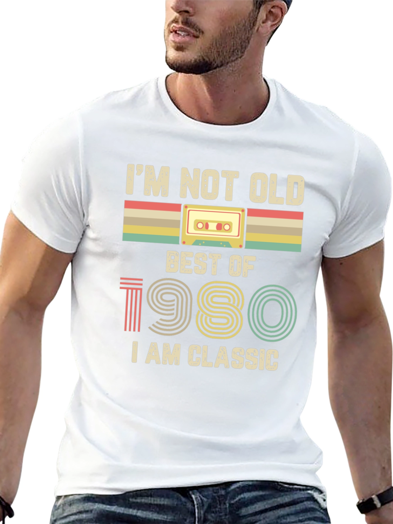 Retro Best of 1980 Graphic Tee
