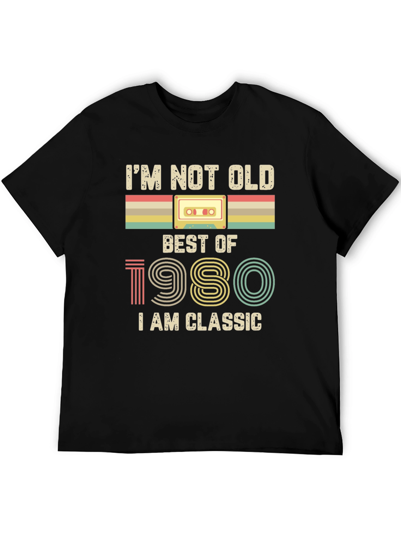 Retro Best of 1980 Graphic Tee