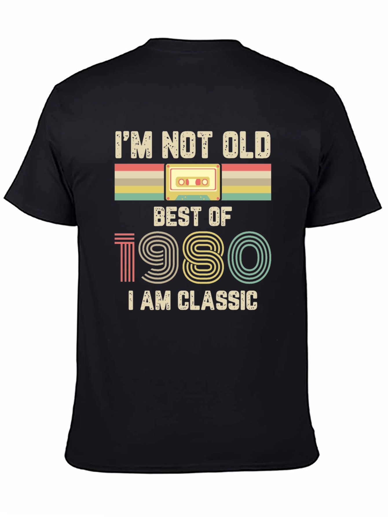 Retro Best of 1980 Graphic Tee
