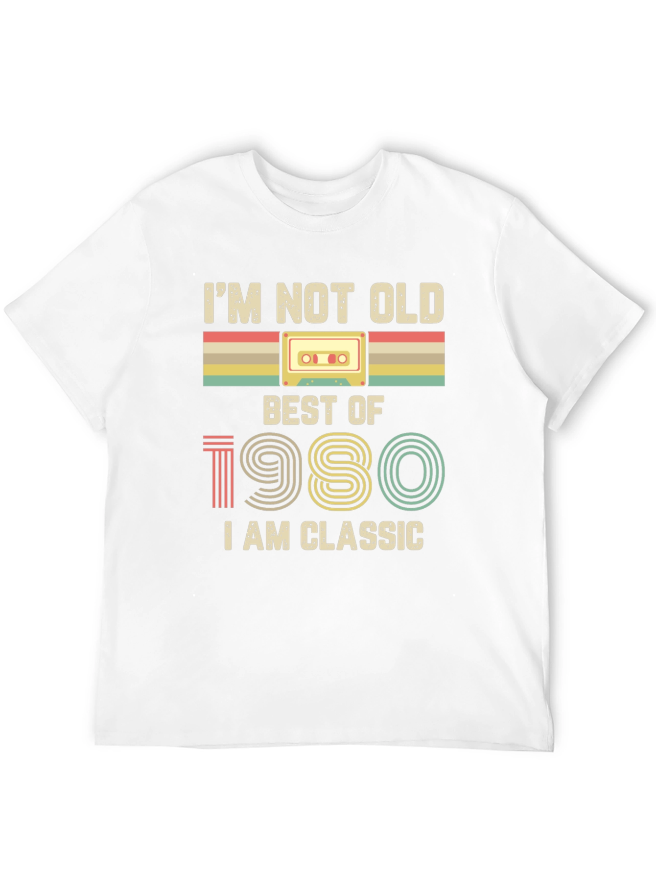 Retro Best of 1980 Graphic Tee