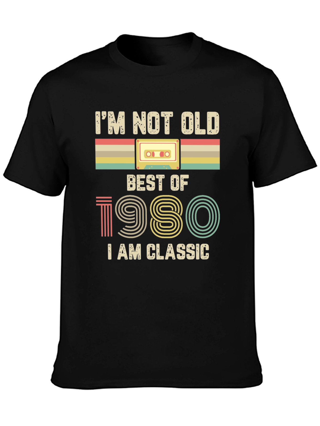 Retro Best of 1980 Graphic Tee