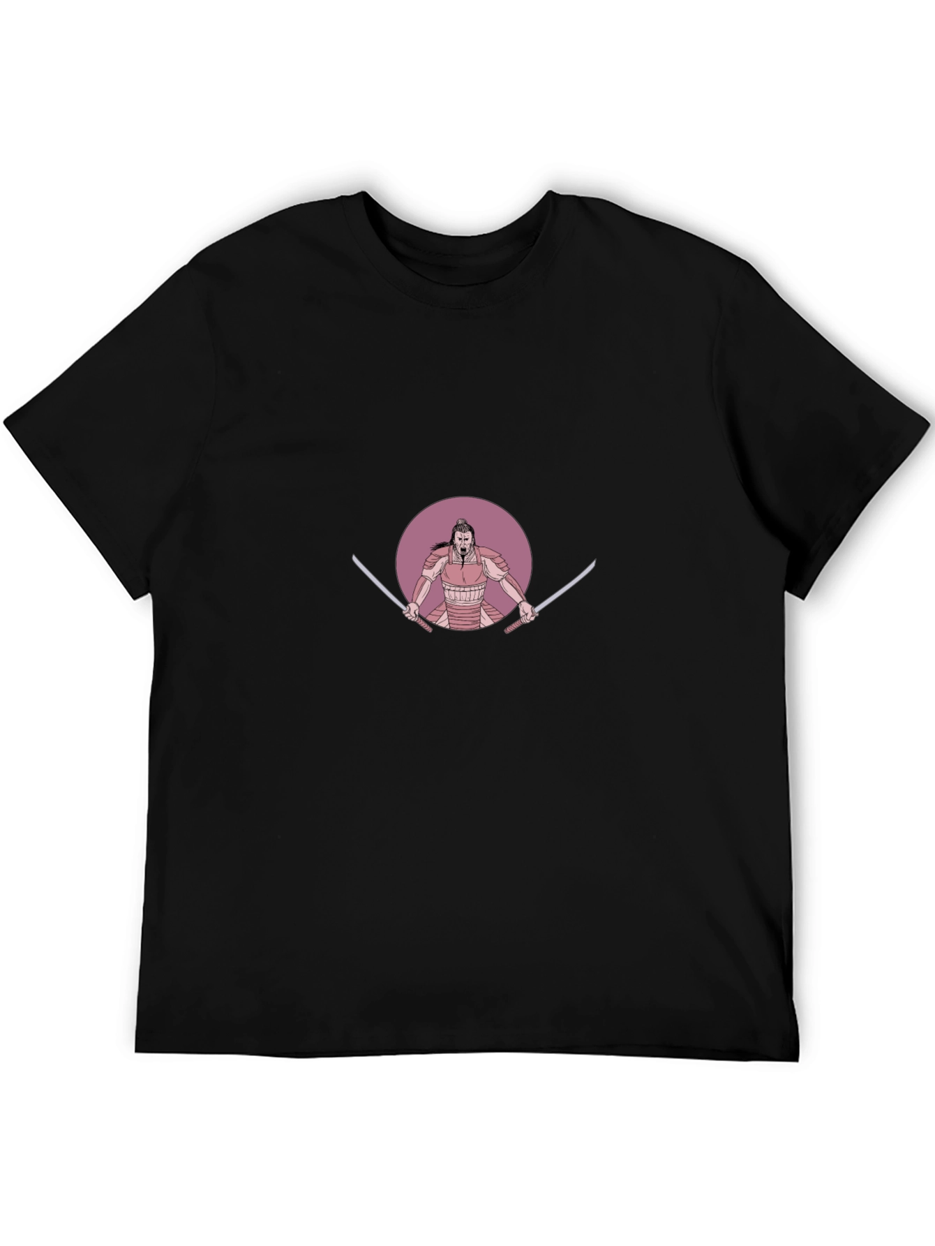 Samurai Graphic Black T-Shirt