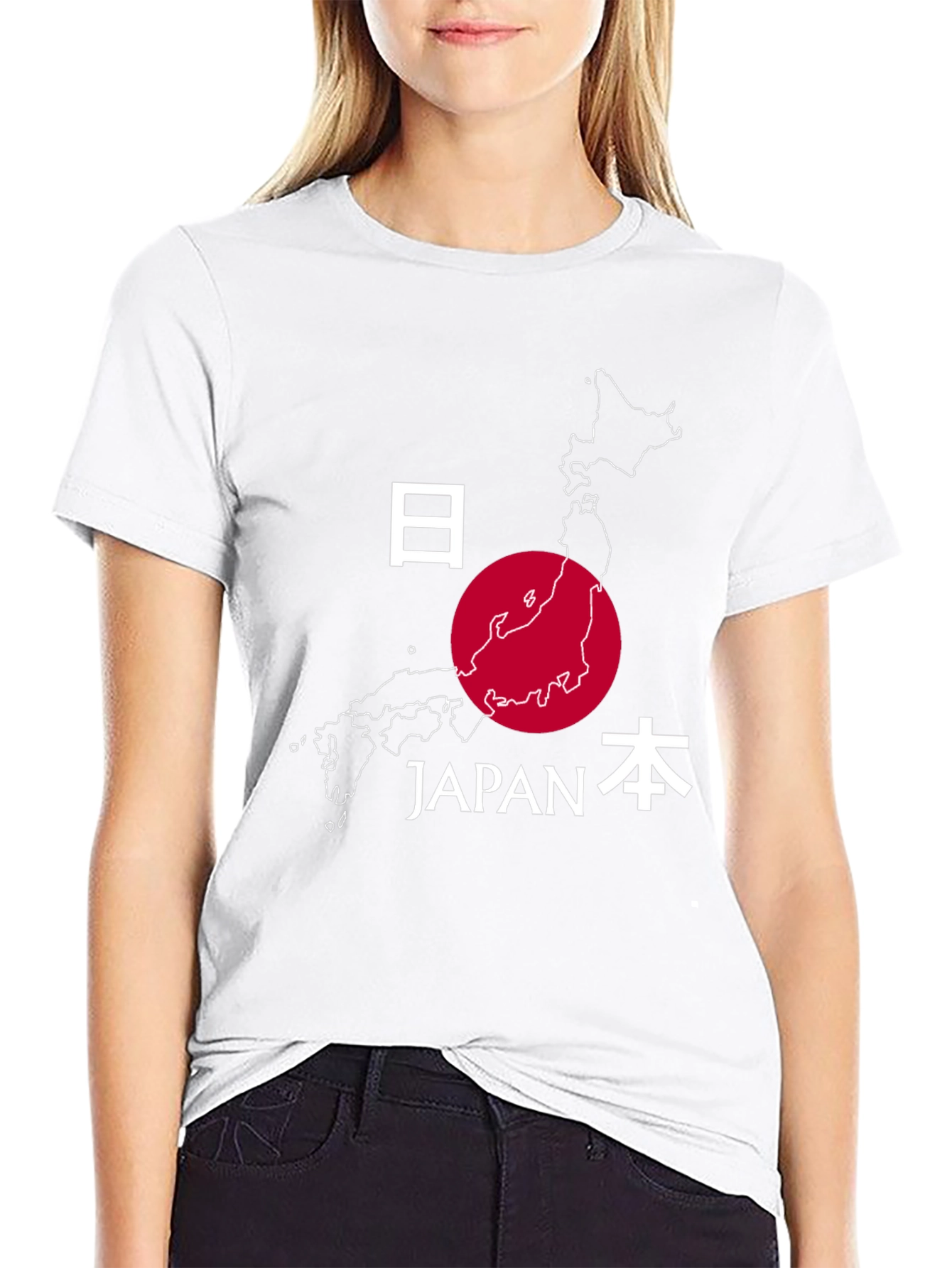 Japan Map Graphic Tee - Stylish Travel Souvenir Shirt