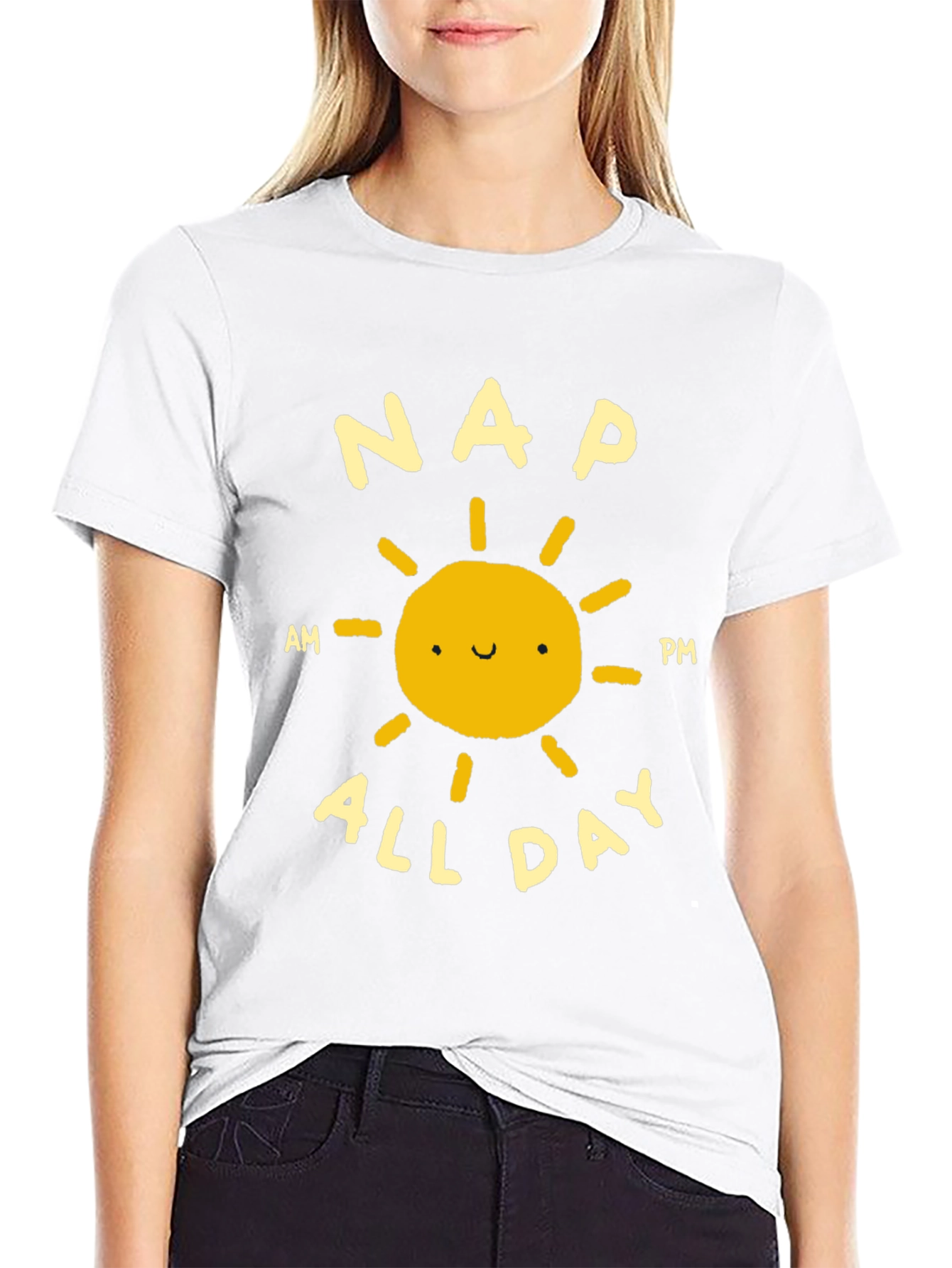 Nap All Day T-Shirt - Funny Sleep Lover Tee