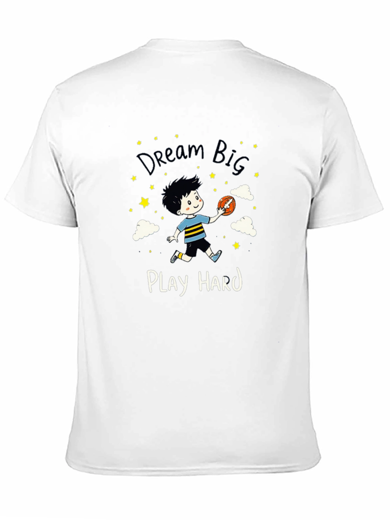 Dream Big Play Hard Graphic T-Shirt