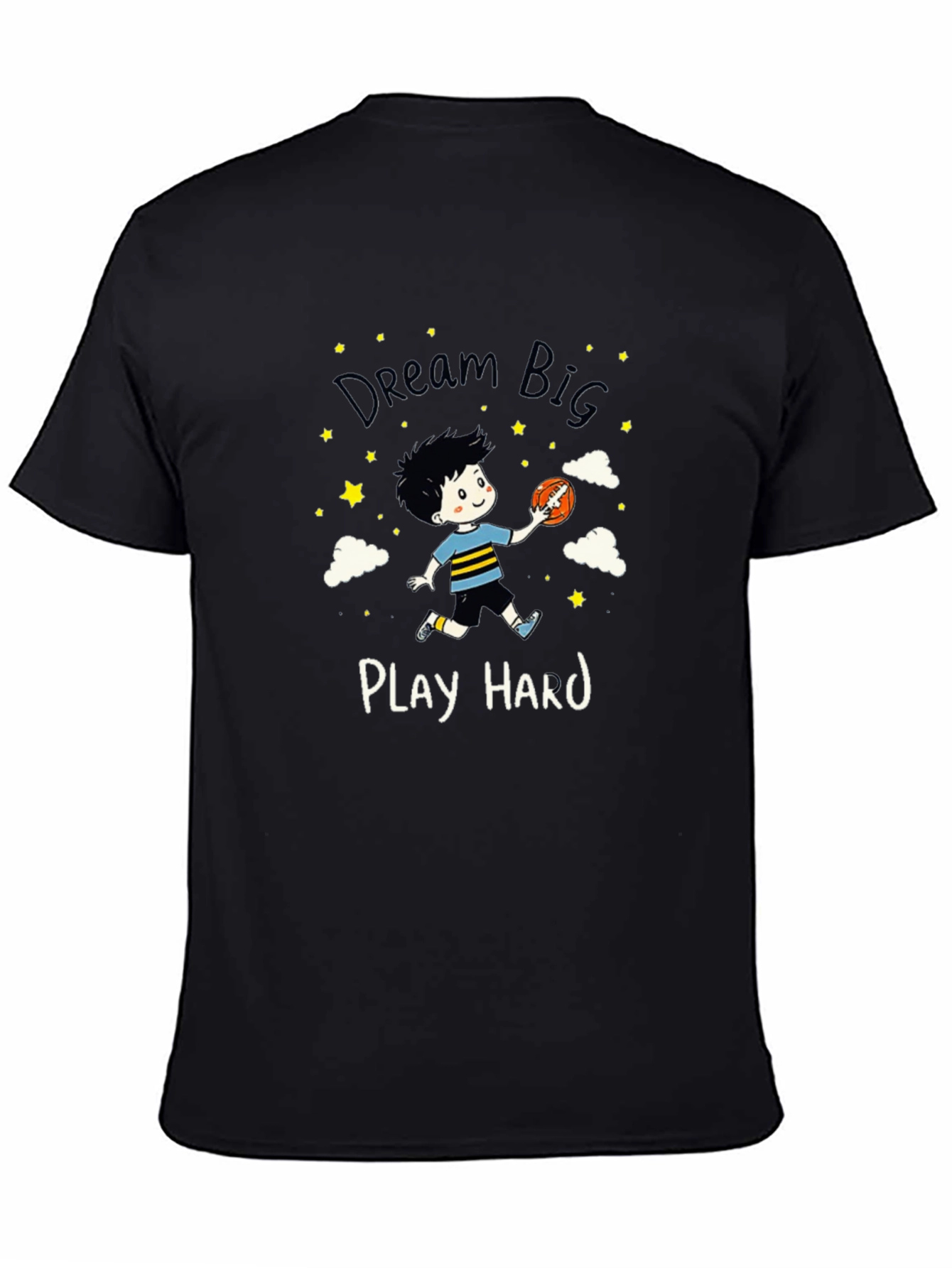 Dream Big Play Hard Graphic T-Shirt