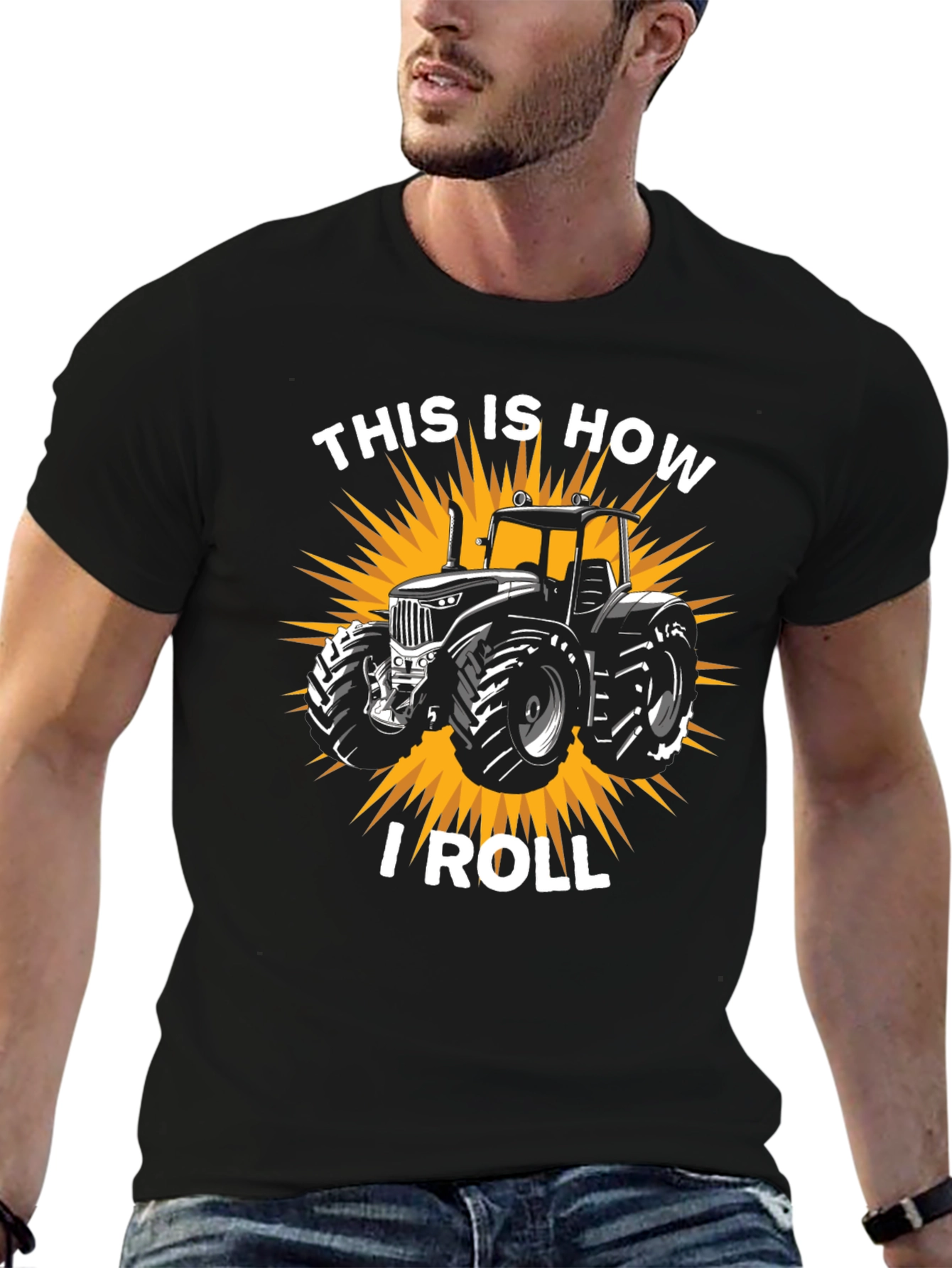 This Is How I Roll Tractor Graphic Tee