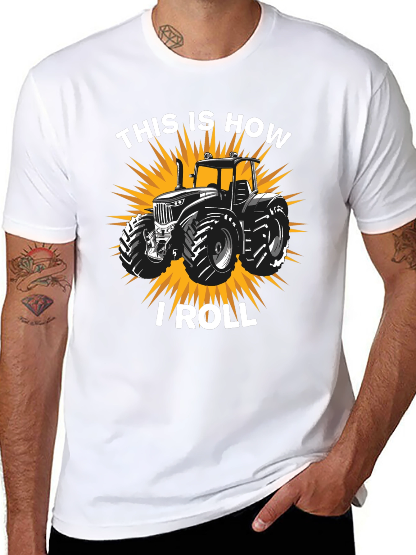 This Is How I Roll Tractor Graphic Tee