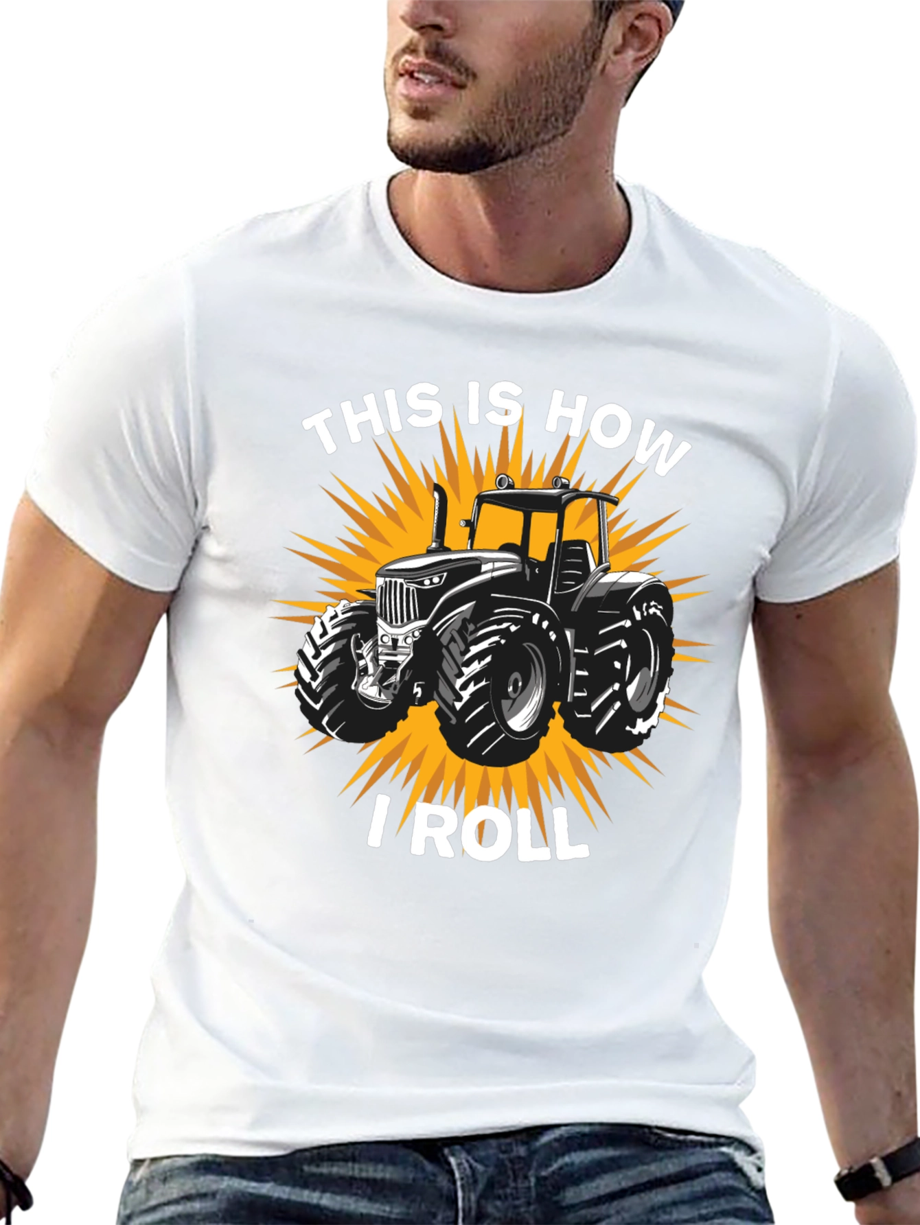 This Is How I Roll Tractor Graphic Tee