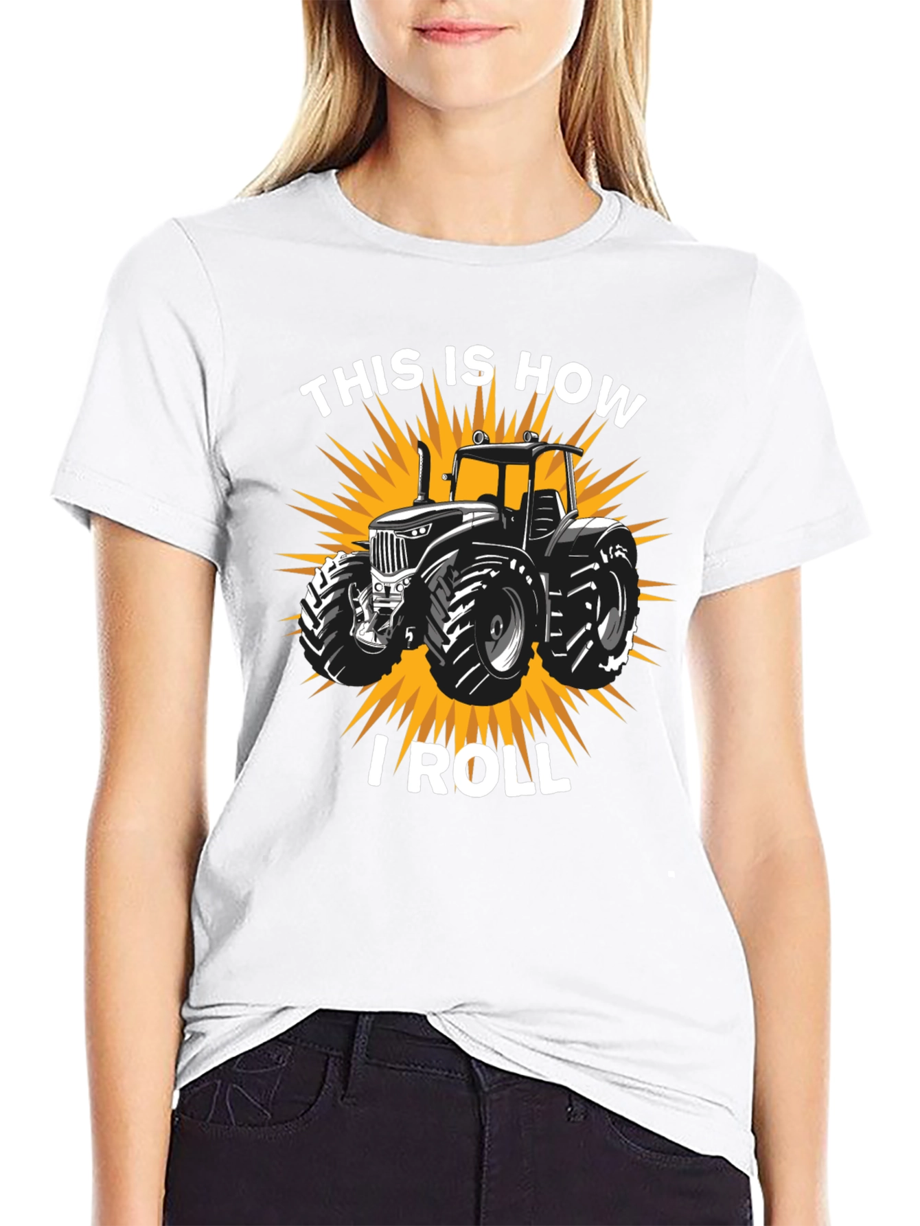 This Is How I Roll Tractor Graphic Tee