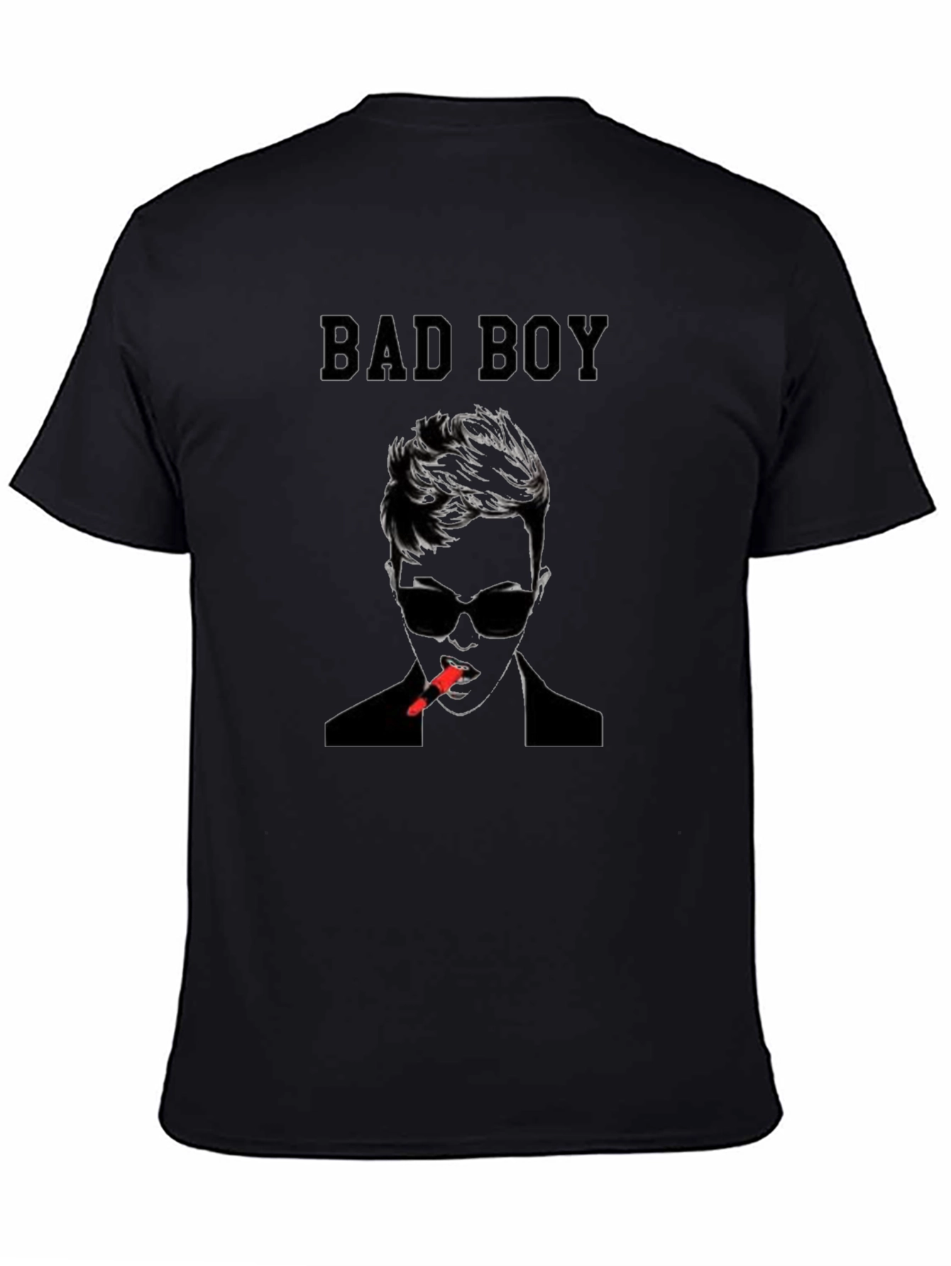 Bad Boy Graphic Print Black T-Shirt