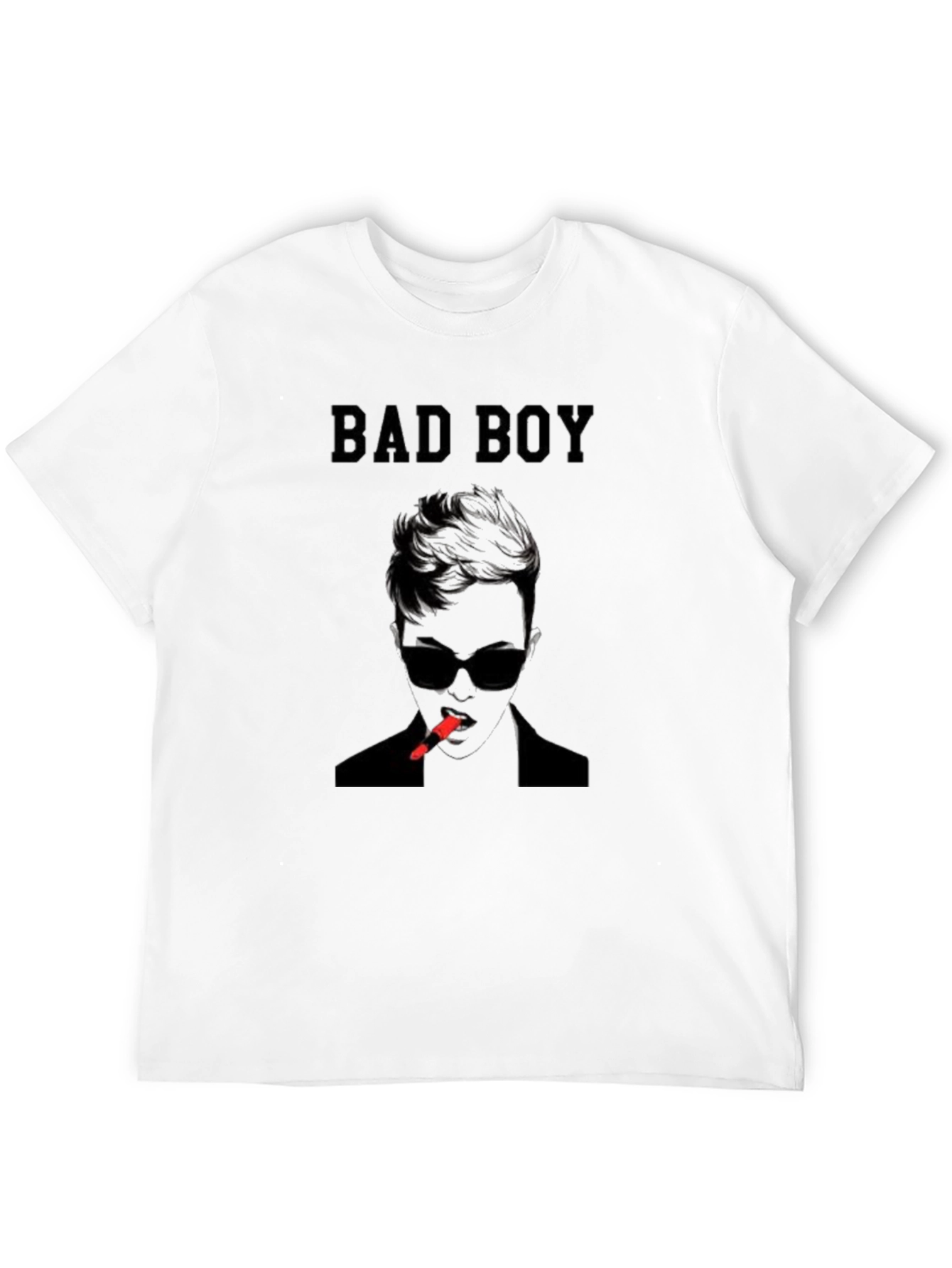 Bad Boy Graphic Print Black T-Shirt