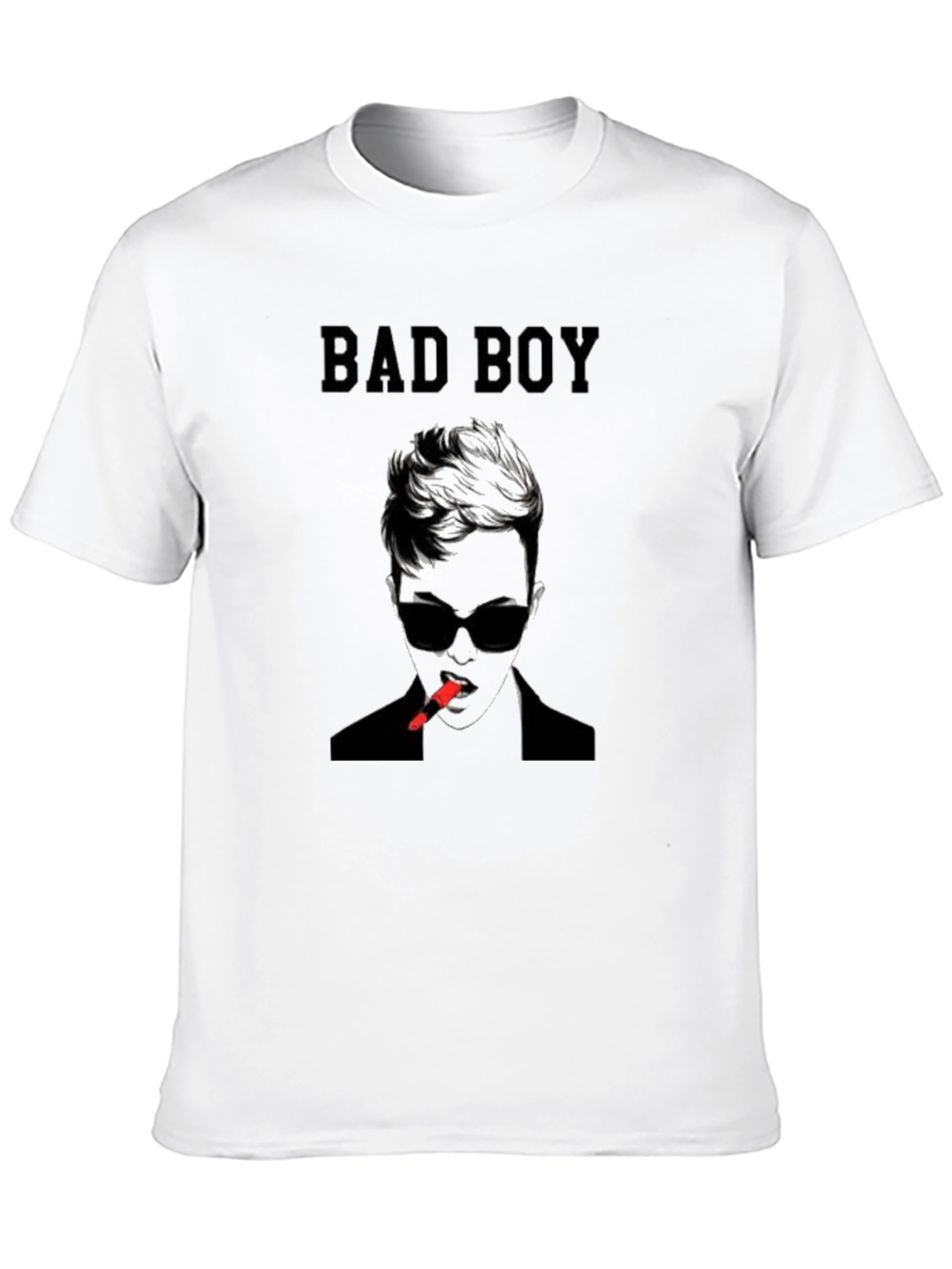 Bad Boy Graphic Print Black T-Shirt