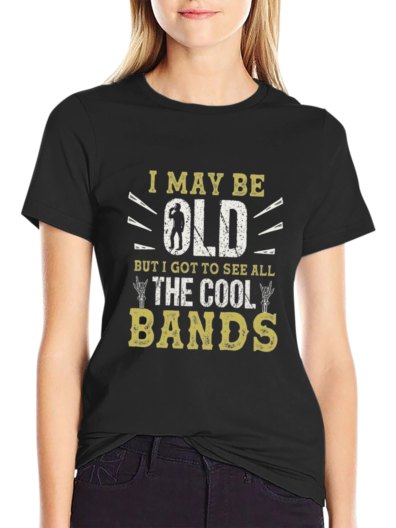Cool Bands T-Shirt: Old But I Saw Them All!