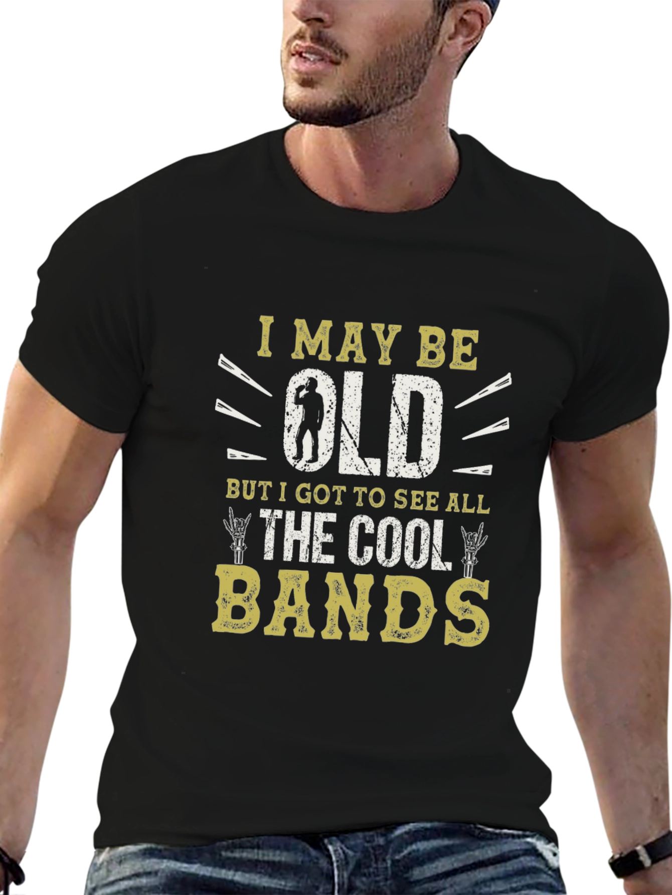 Cool Bands T-Shirt: Old But I Saw Them All!