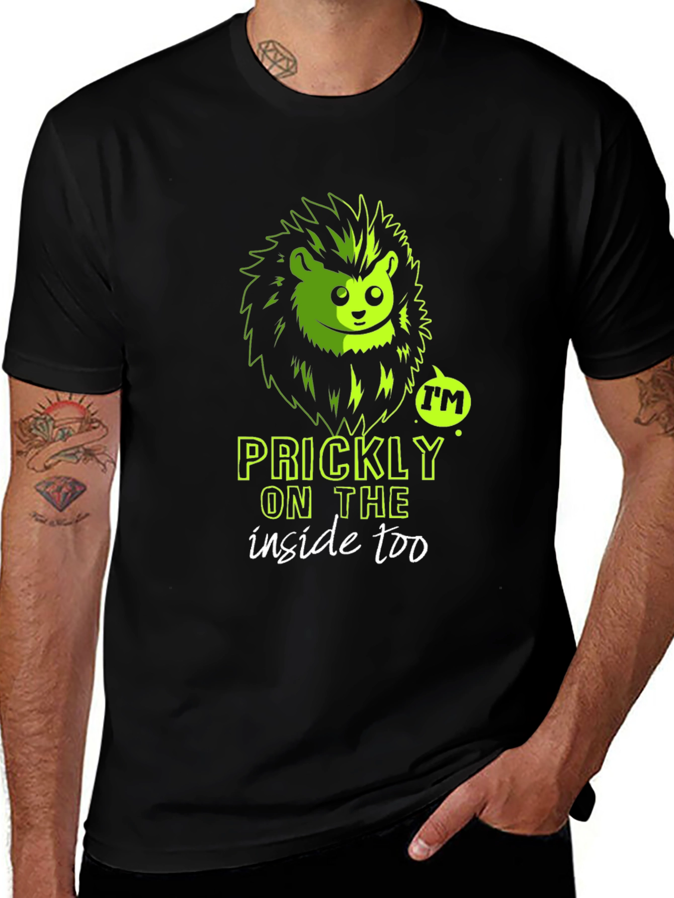 Prickly Hedgehog Graphic Tee - Unisex