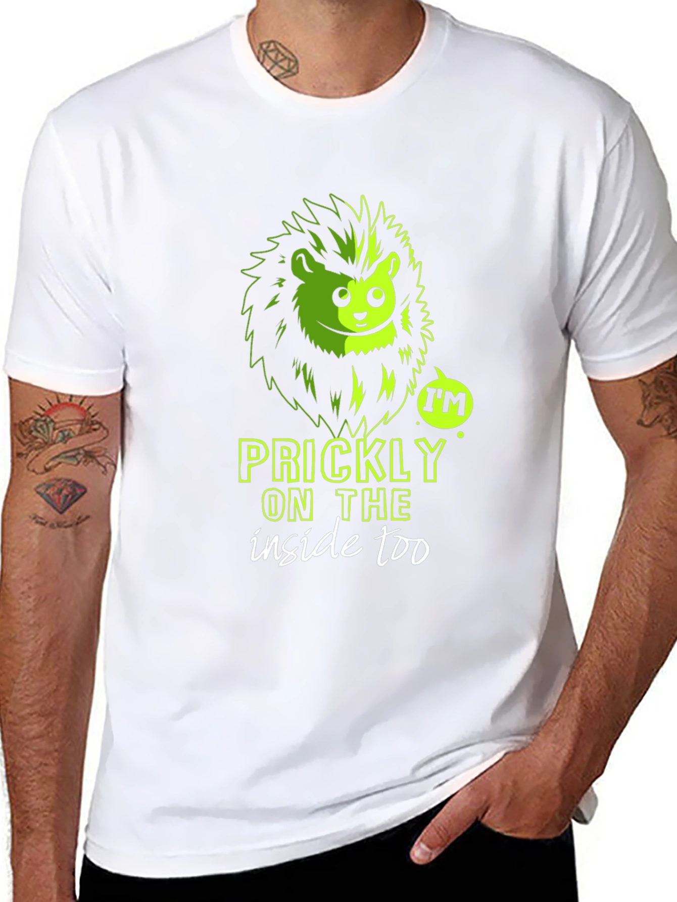 Prickly Hedgehog Graphic Tee - Unisex