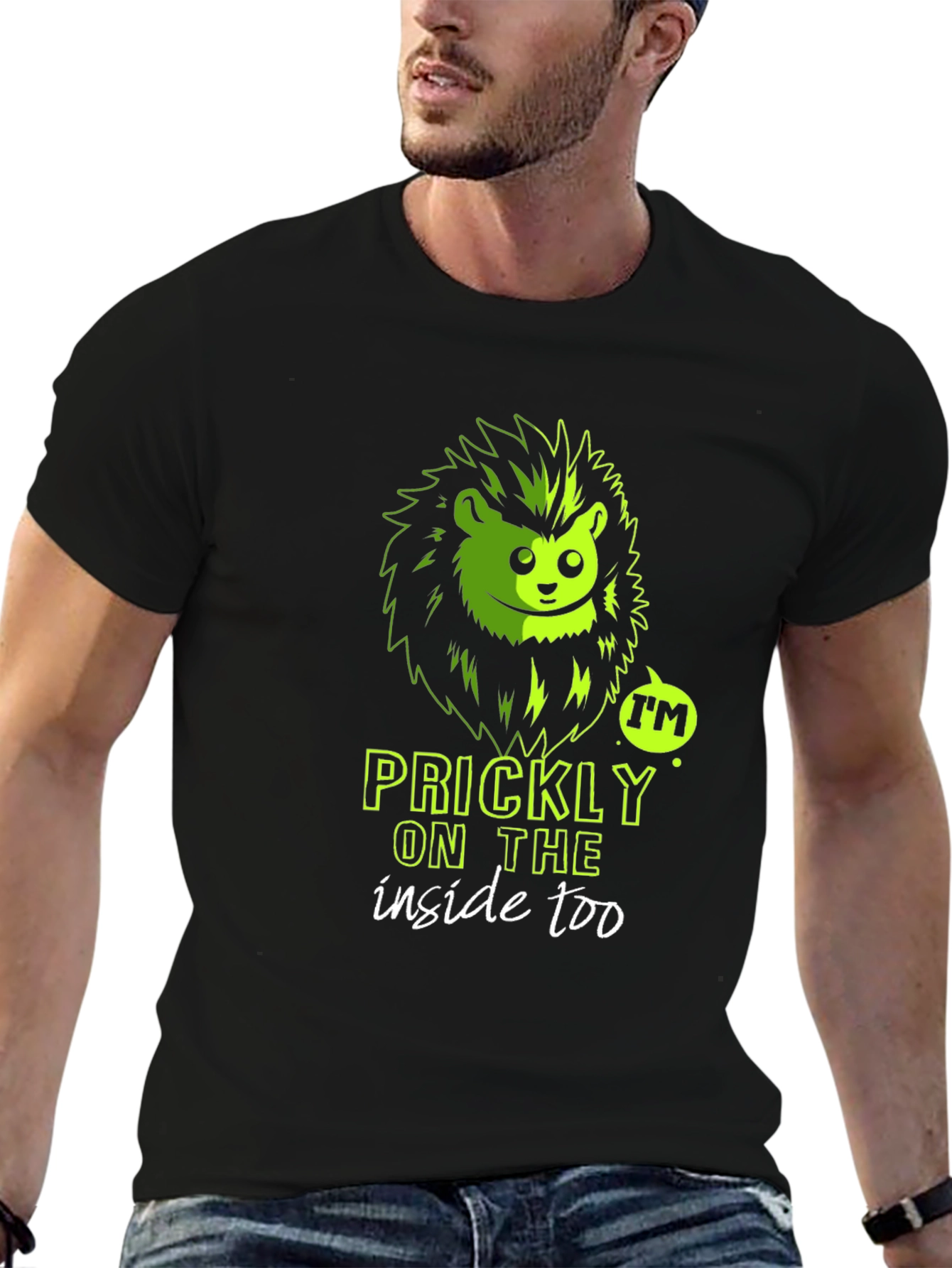 Prickly Hedgehog Graphic Tee - Unisex