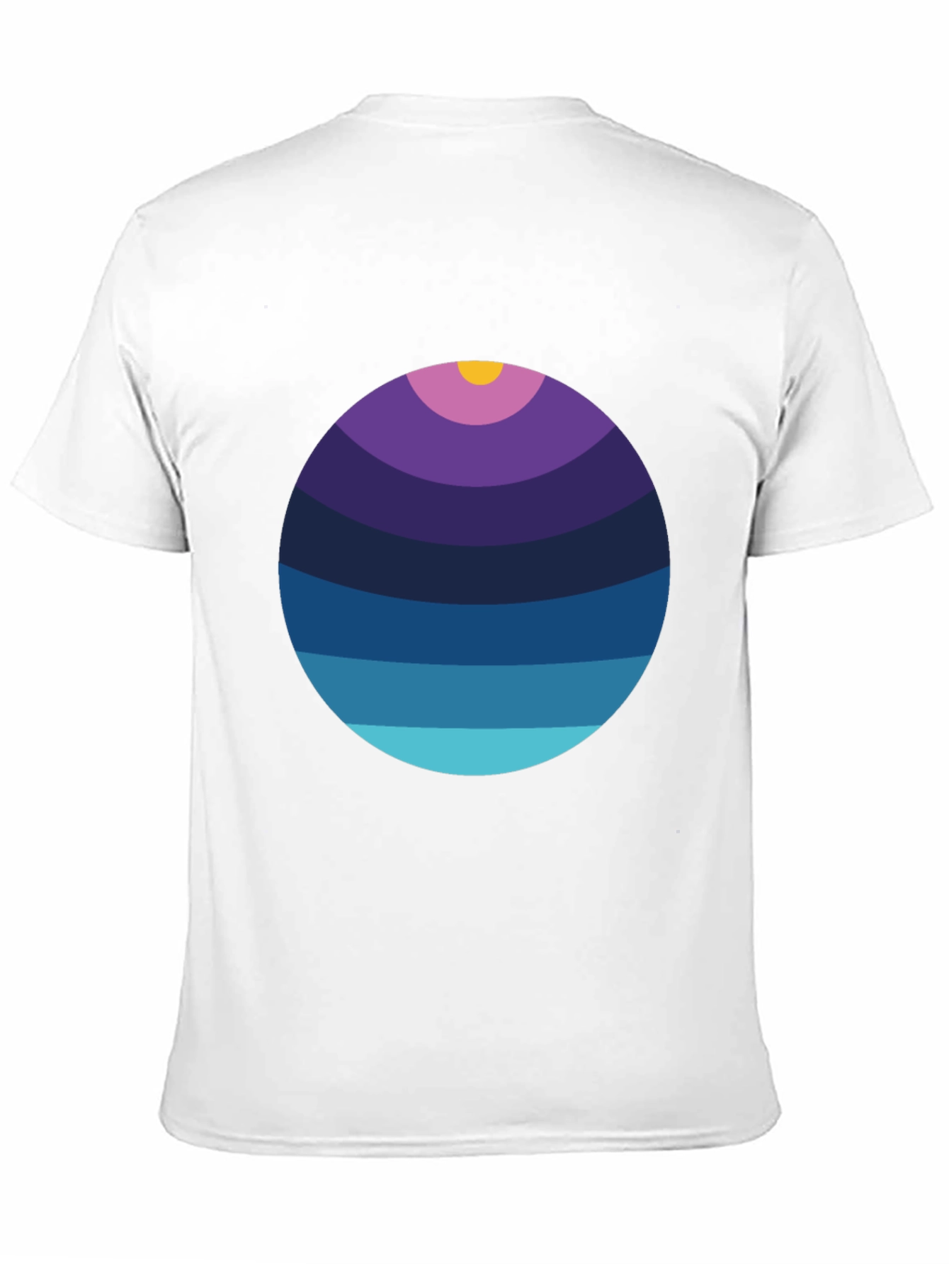 Abstract Horizon Circle T-Shirt