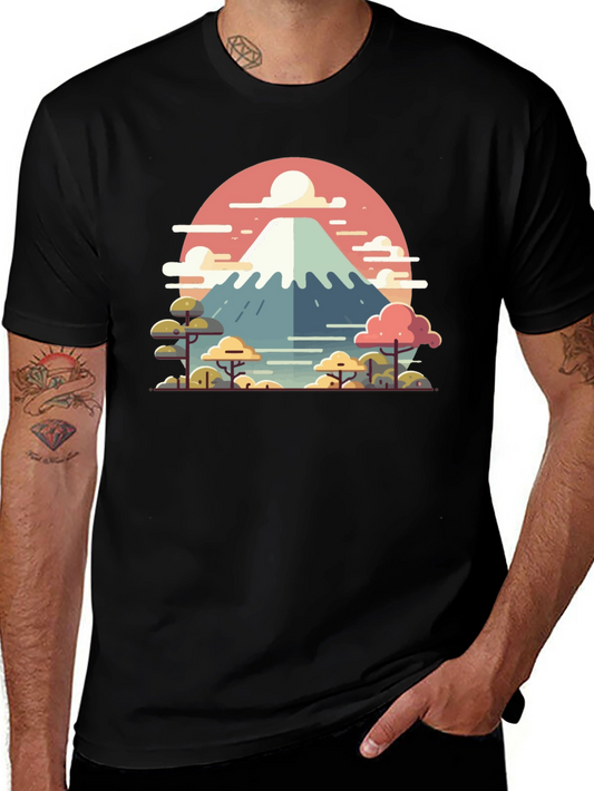 Mount Fuji Graphic Tee - Stylish Japan Inspired T-Shirt