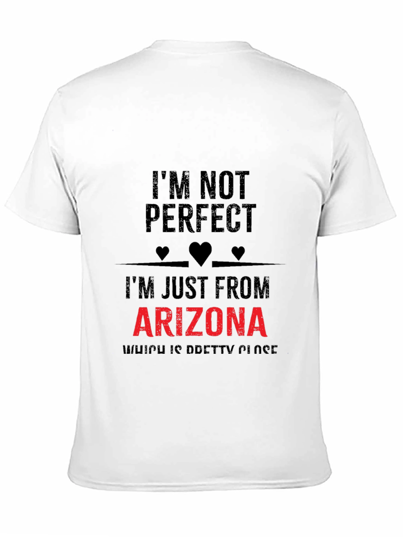 Im Not Perfect Arizona Novelty T-Shirt