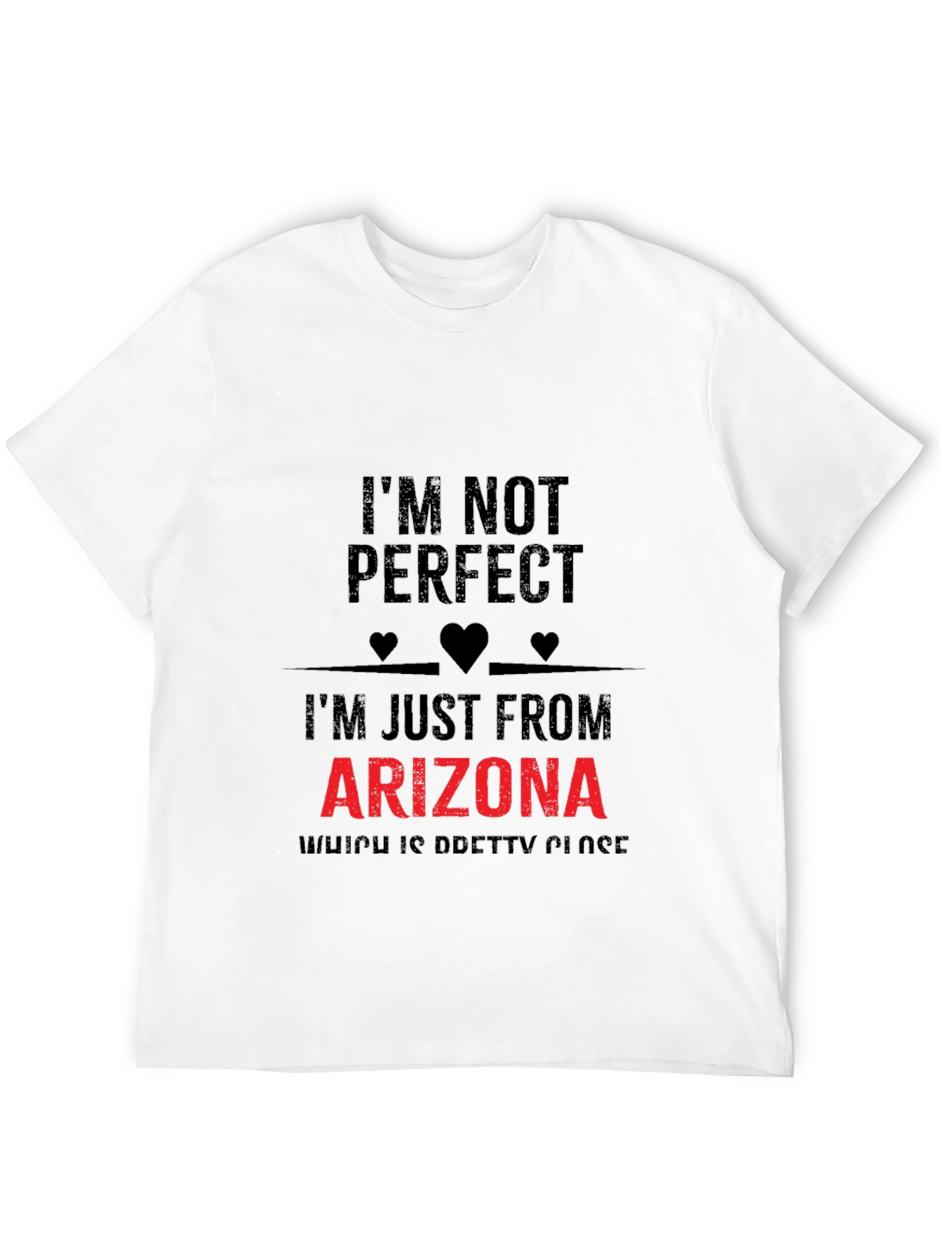 Im Not Perfect Arizona Novelty T-Shirt