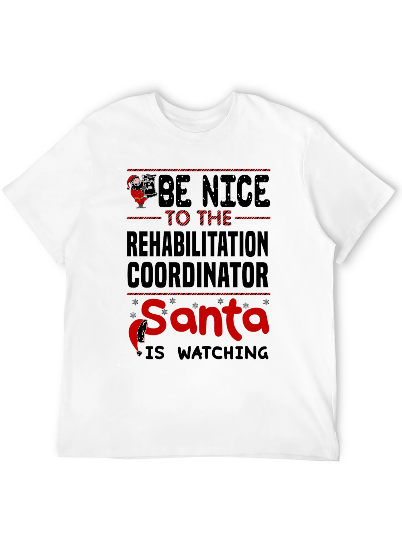 Rehabilitation Coordinator Santa T-Shirt