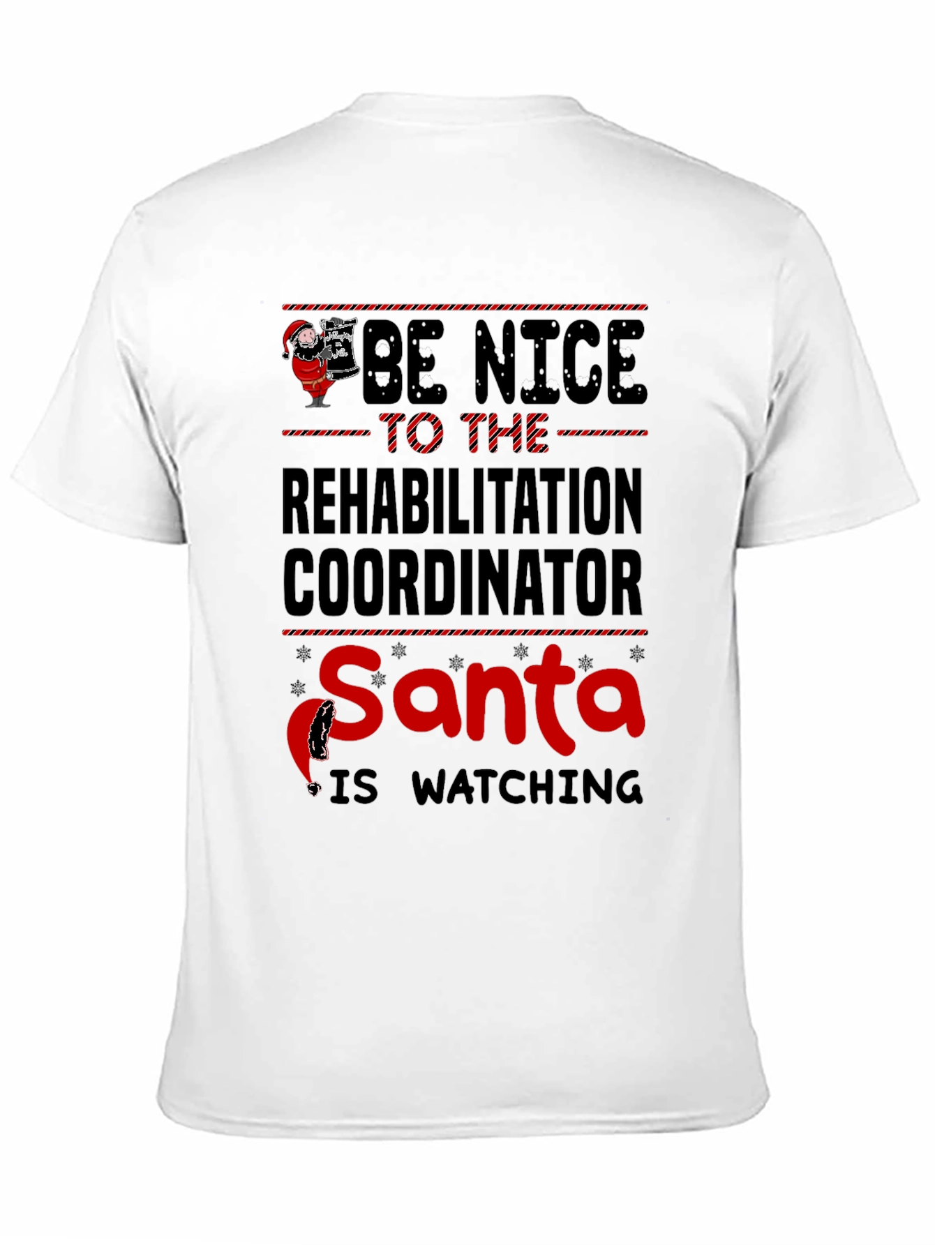 Rehabilitation Coordinator Santa T-Shirt