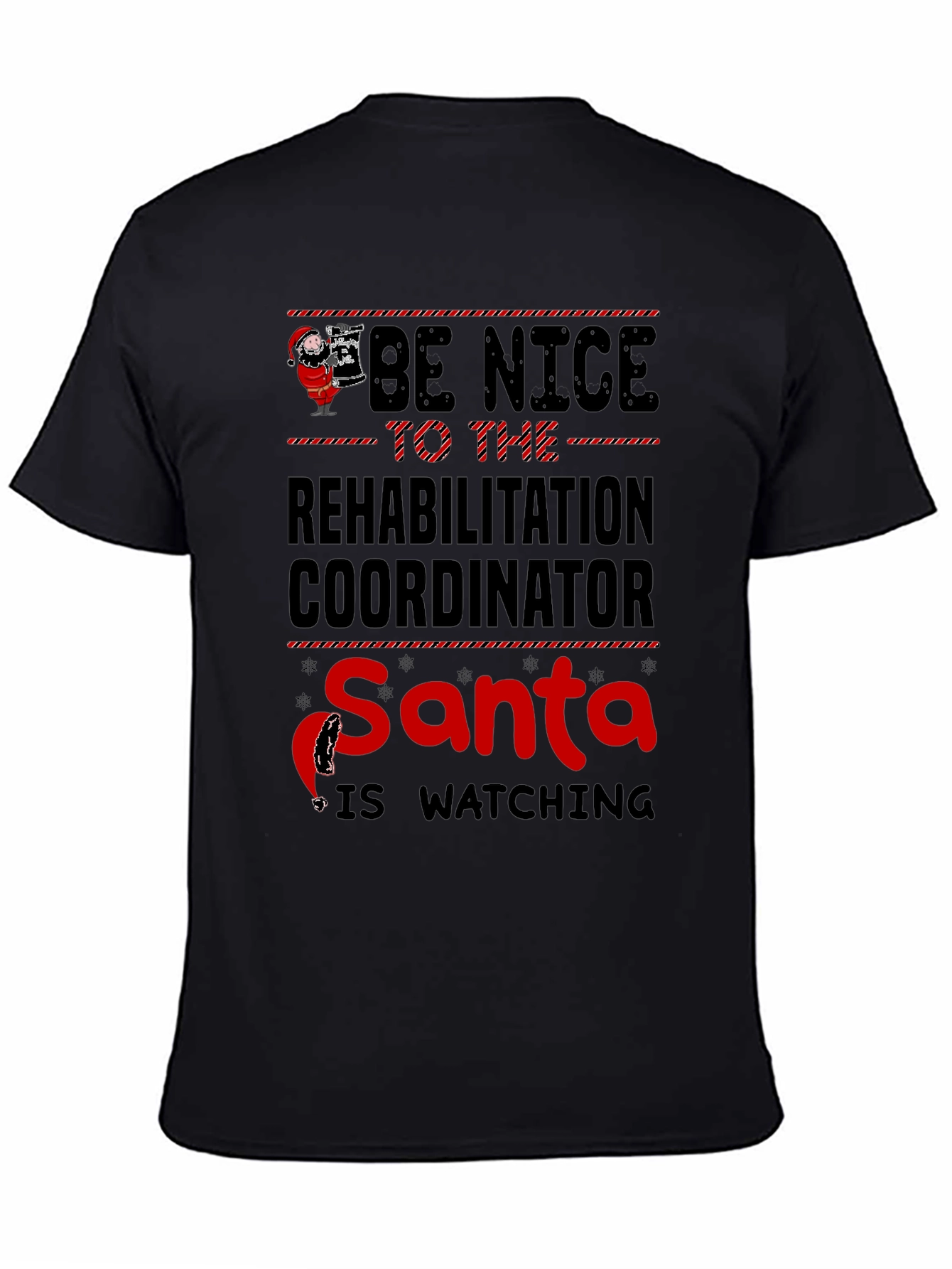 Rehabilitation Coordinator Santa T-Shirt